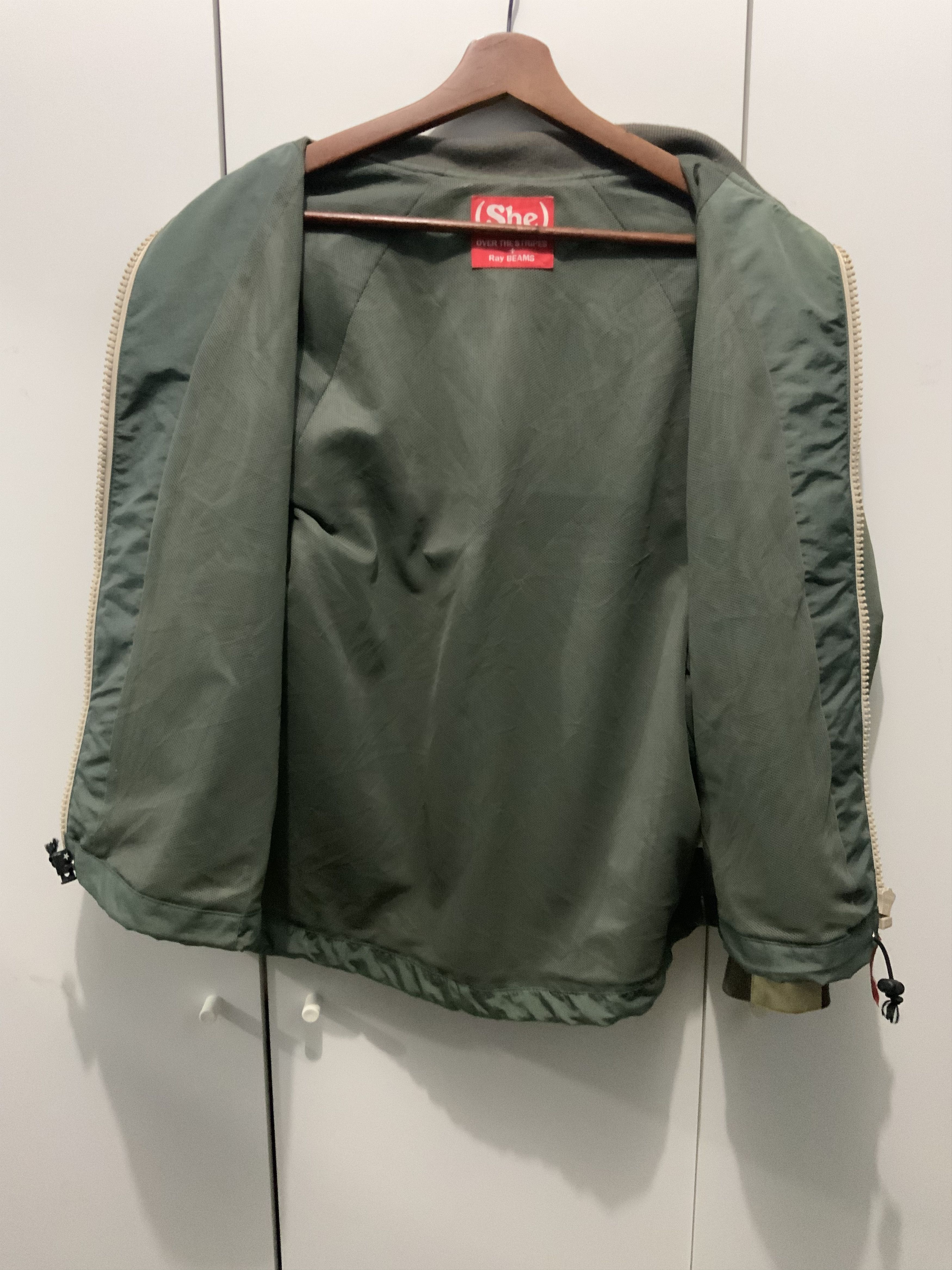 OVER THE STRiPES (She)Over The Striped x Ray Beams Multipocket Light Jacket Size US M / EU 48-50 / 2 - 22 Thumbnail