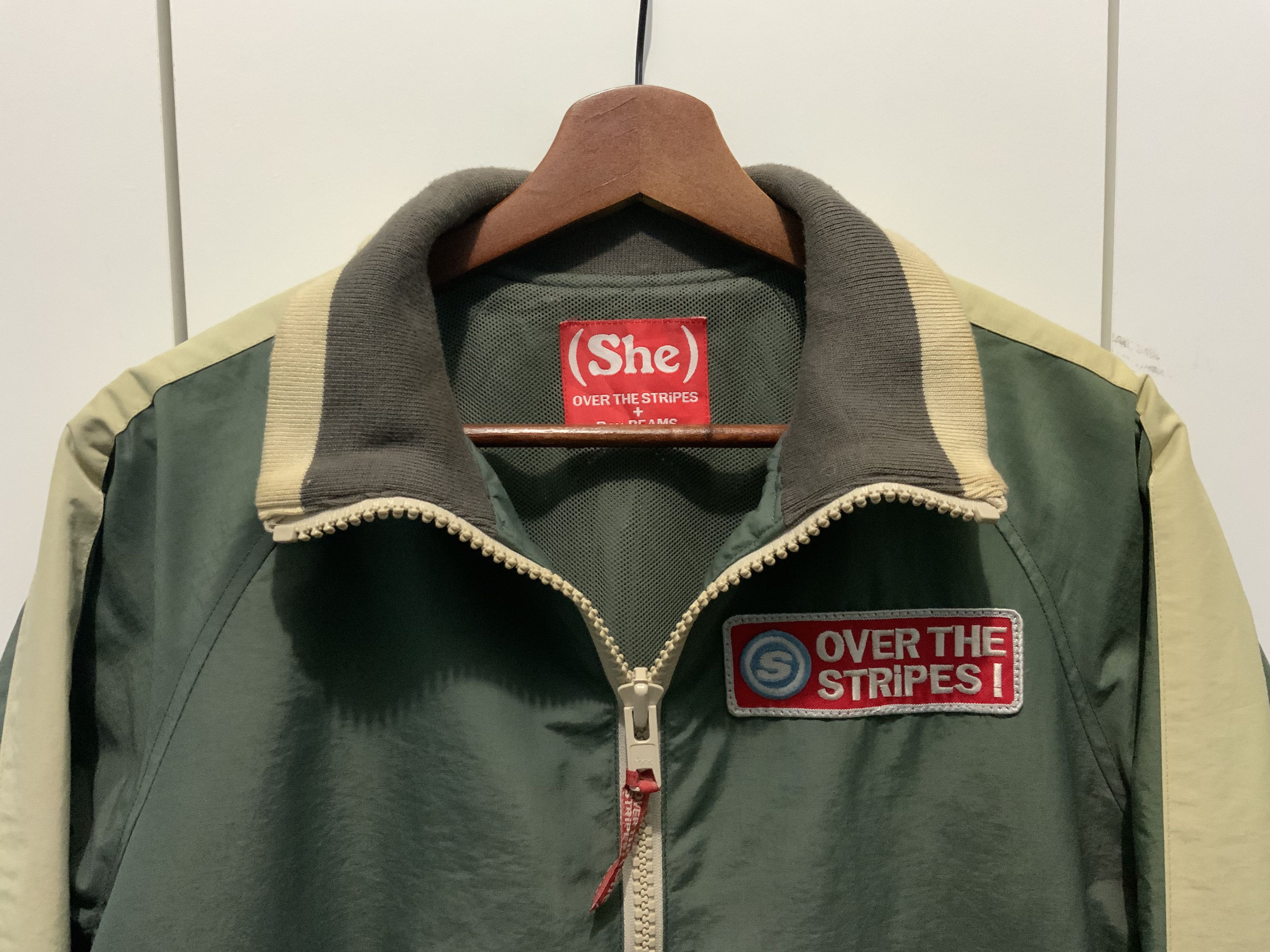 OVER THE STRiPES (She)Over The Striped x Ray Beams Multipocket Light Jacket Size US M / EU 48-50 / 2 - 6 Thumbnail