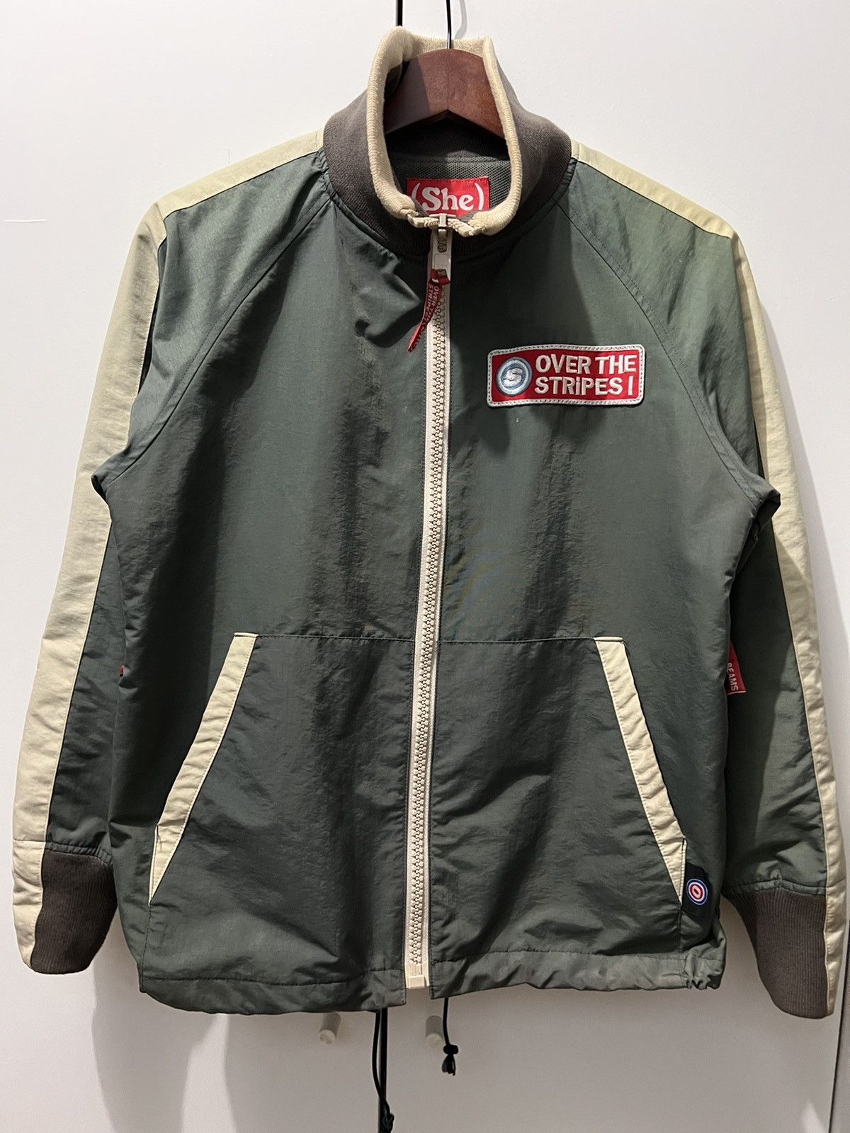OVER THE STRiPES (She)Over The Striped x Ray Beams Multipocket Light Jacket Size US M / EU 48-50 / 2 - 1 Thumbnail