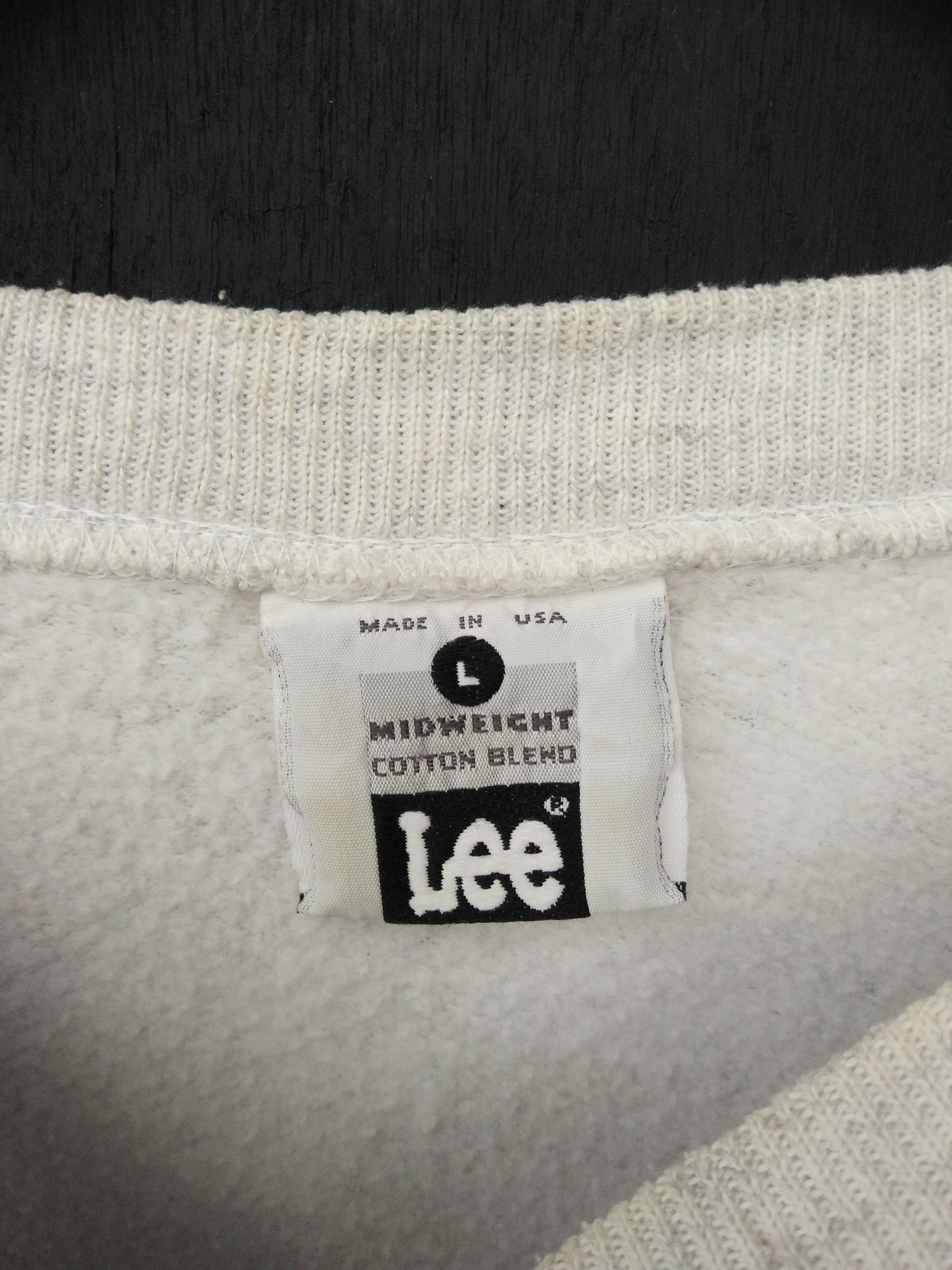 Lee × Vintage Vintage LEE Sweatshirt Crewneck Big Logo Size US L / EU 52-54 / 3 - 9 Thumbnail