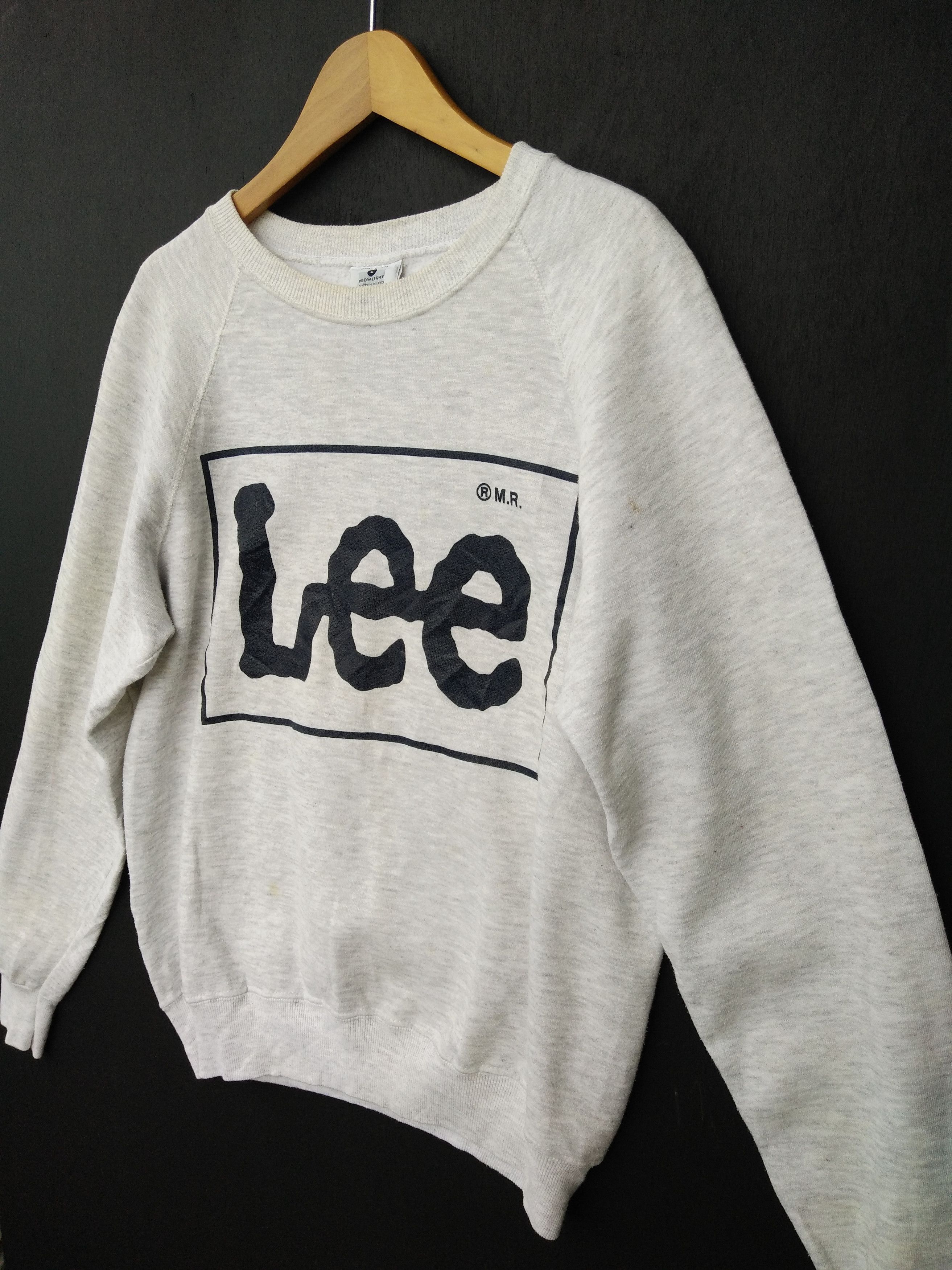 Lee × Vintage Vintage LEE Sweatshirt Crewneck Big Logo Size US L / EU 52-54 / 3 - 2 Thumbnail