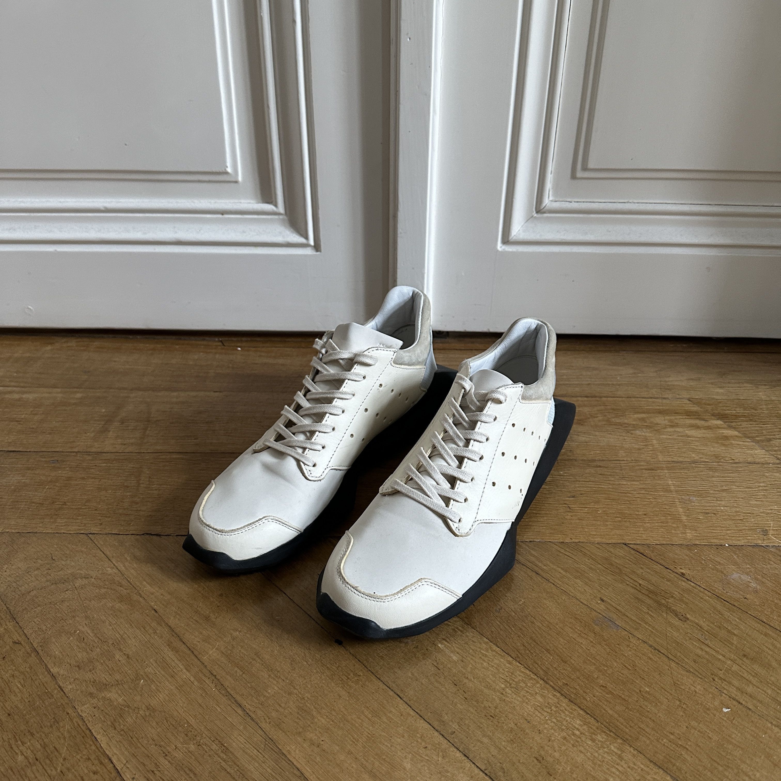 LOOKING FOR Rick Owens Tech Runner white Adidas X Rick Owens Rick Owens X Adidas SS14 White Tech  main image 3