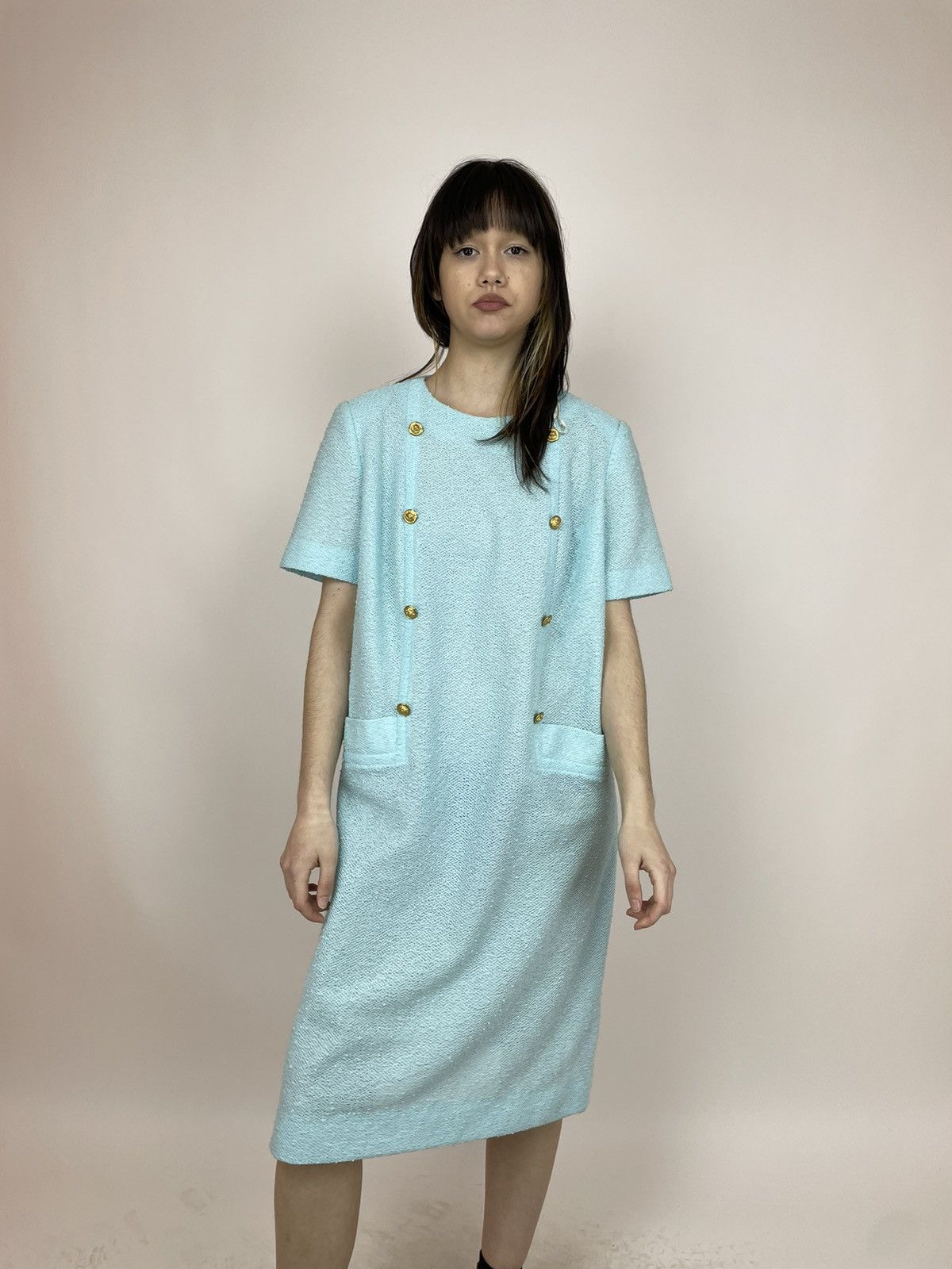 American Retro × Vintage Leslie Pomer Vintage Dress 60s-70s retro size 16B Size XXL / US 16-18 / IT 52-54 - 2 Thumbnail