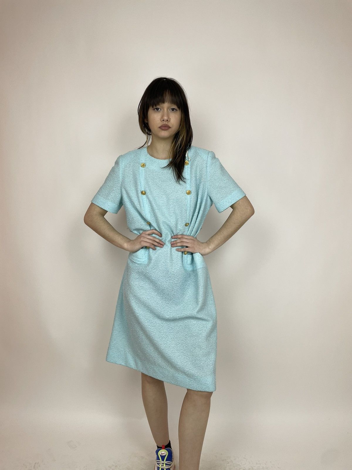 American Retro × Vintage Leslie Pomer Vintage Dress 60s-70s retro size 16B Size XXL / US 16-18 / IT 52-54 - 7 Thumbnail