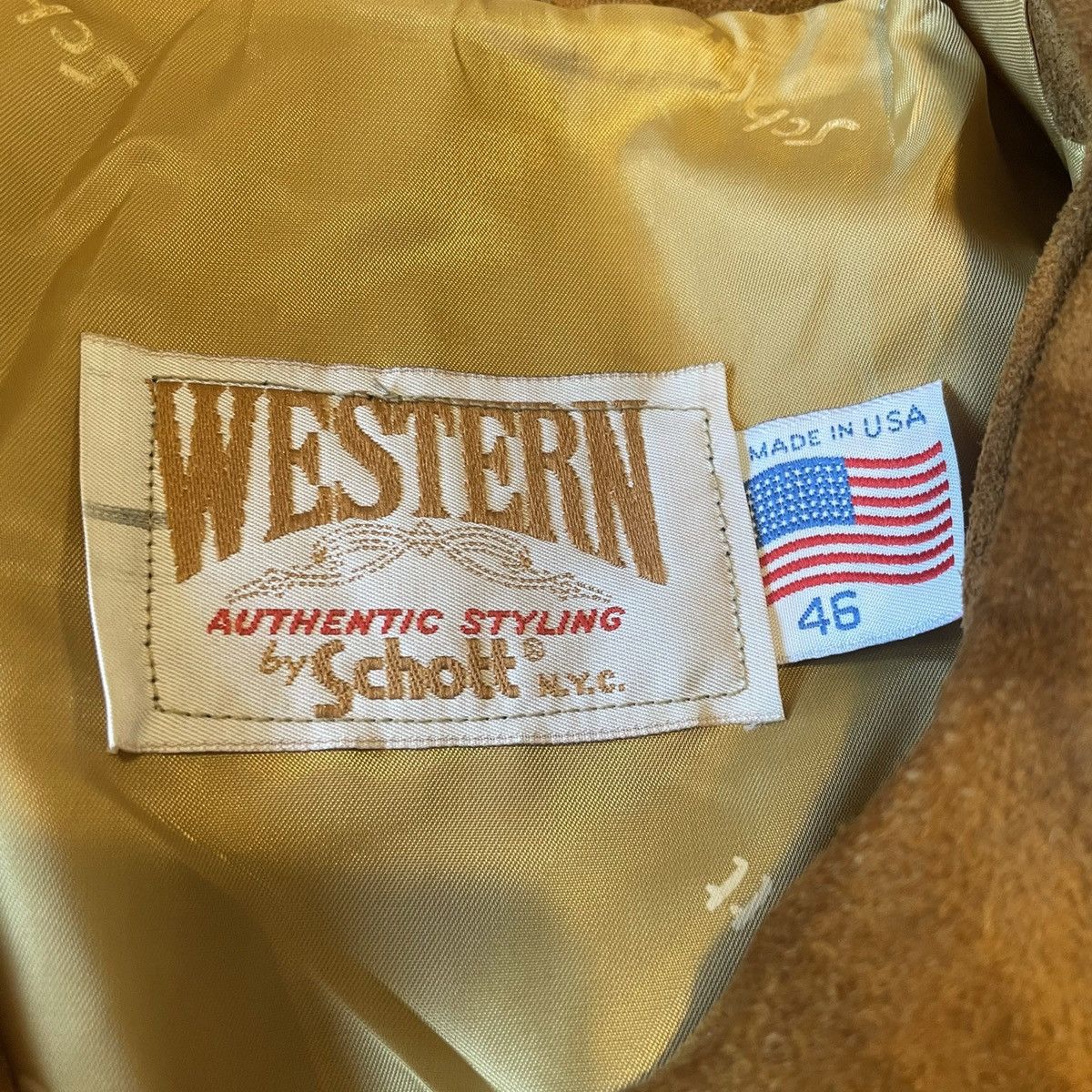 Schott × Vintage 70s schott western frayed jacket Size US L / EU 52-54 / 3 - 3 Thumbnail