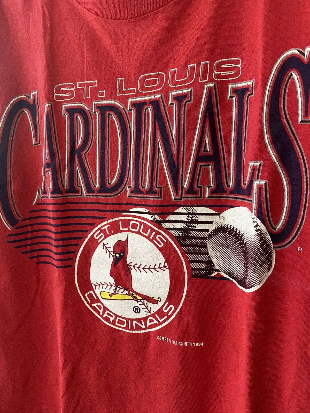 MLB VINTAGE 1994 ST LOIUS CARDINALS T SHIRT Size US M / EU 48-50 / 2 - 2 Thumbnail