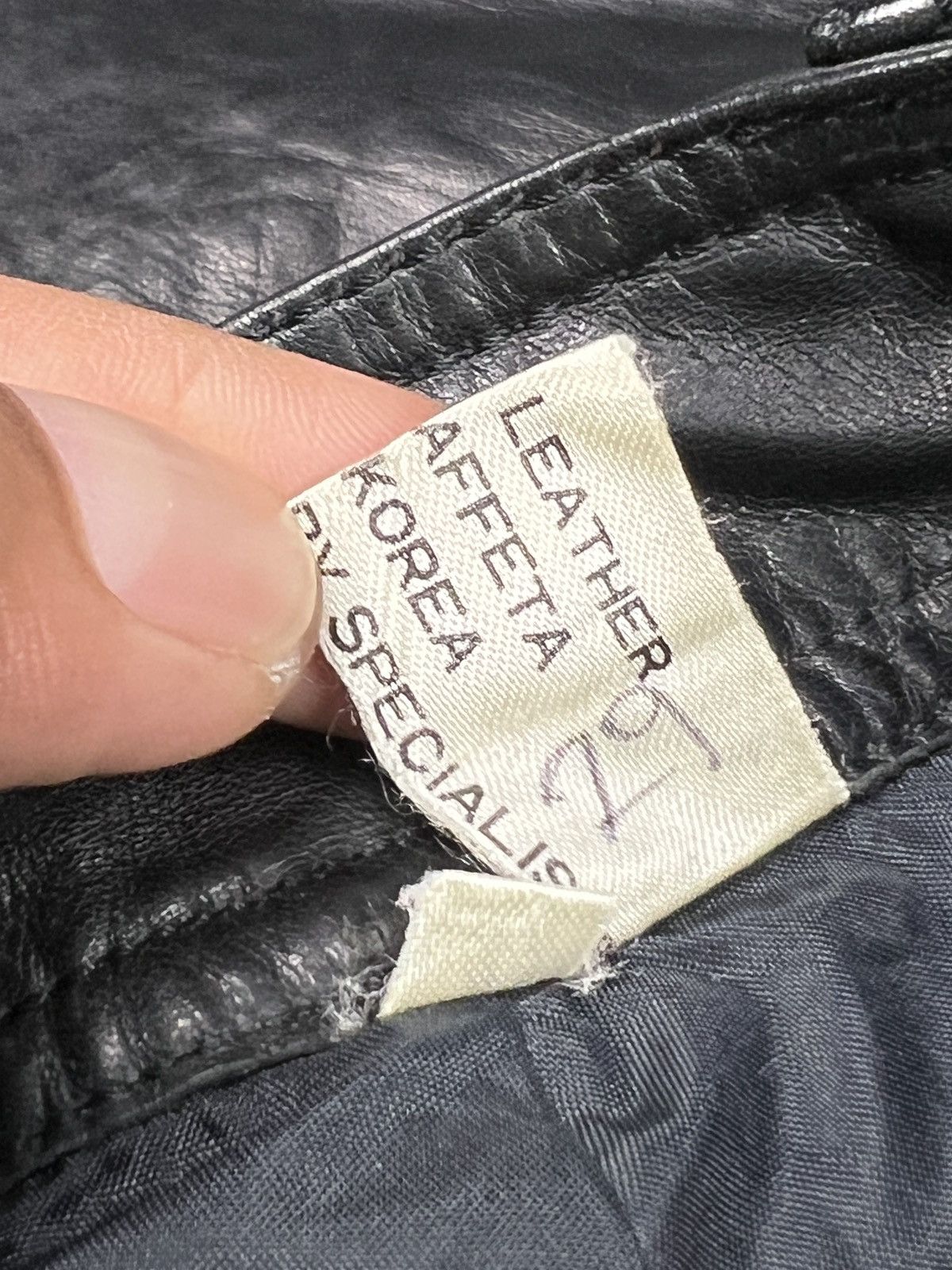Leather Vintage Phillippe Monet Leather Pants Size US 31 - 13 Thumbnail