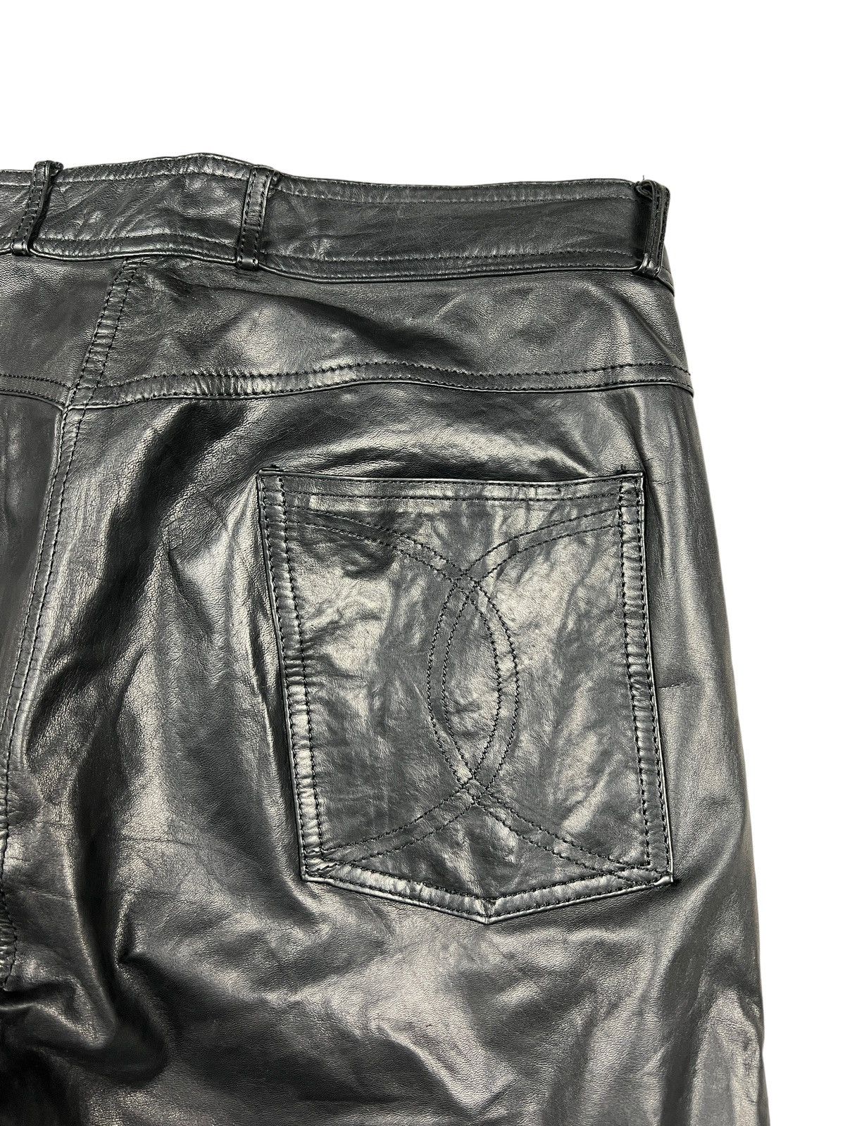 Leather Vintage Phillippe Monet Leather Pants Size US 31 - 8 Thumbnail