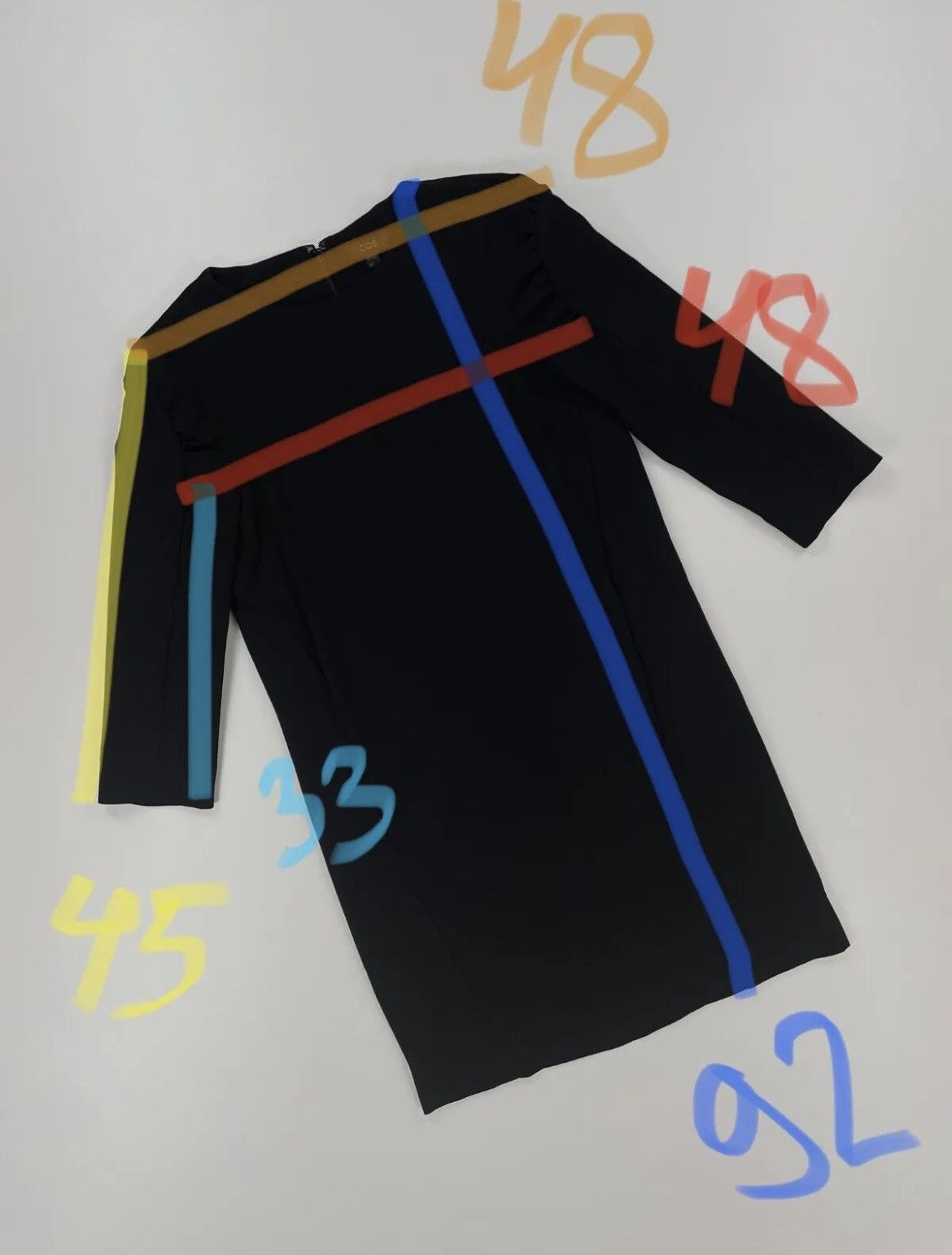 Cos COS Womens Dress mono Black size EUR 36 Size M / US 6-8 / IT 42-44 - 12 Thumbnail