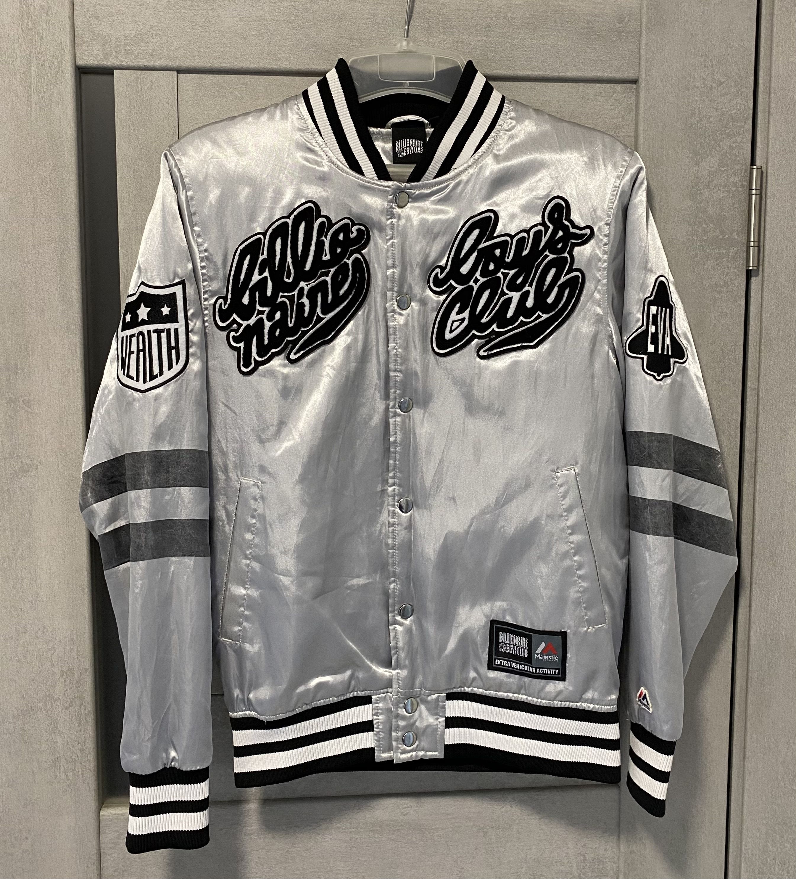 Billionaire Boys Club × Majestic Billionaire Boys Club x Majestic silver bomber jacket Size US S / EU 44-46 / 1 - 6 Thumbnail