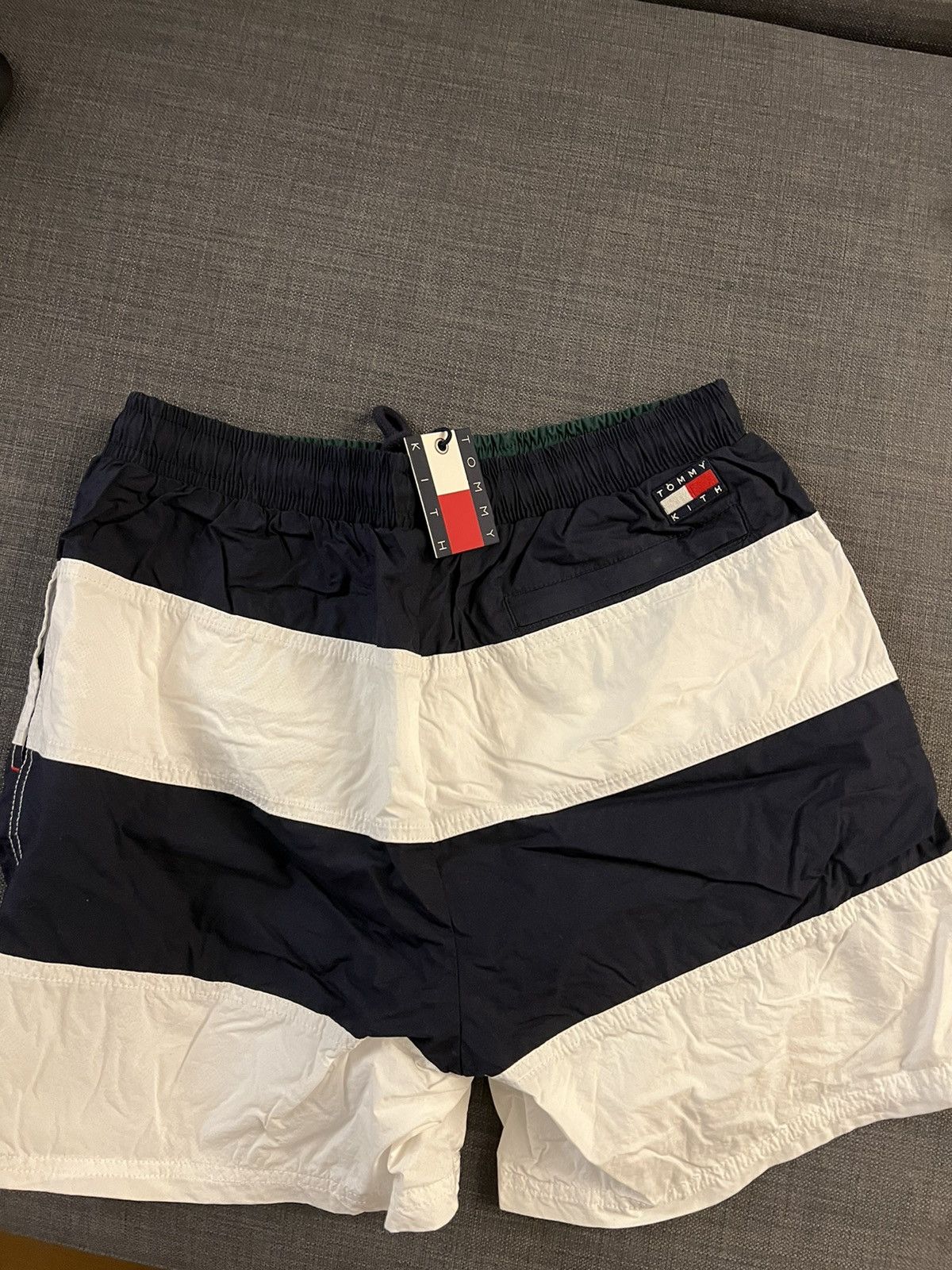 Kith × Tommy Hilfiger NEW KITH x Tommy Hilfiger USA shorts mens size S navy/white Size US 31 - 2 Thumbnail