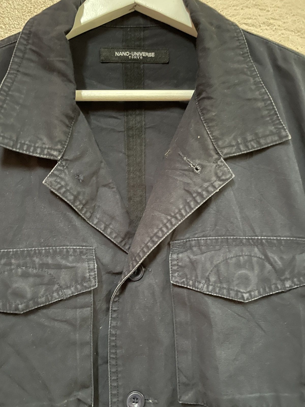 Japanese Brand × NANO universe Nano Universe military Utility jacket Bondage navy blue Size US L / EU 52-54 / 3 - 3 Thumbnail