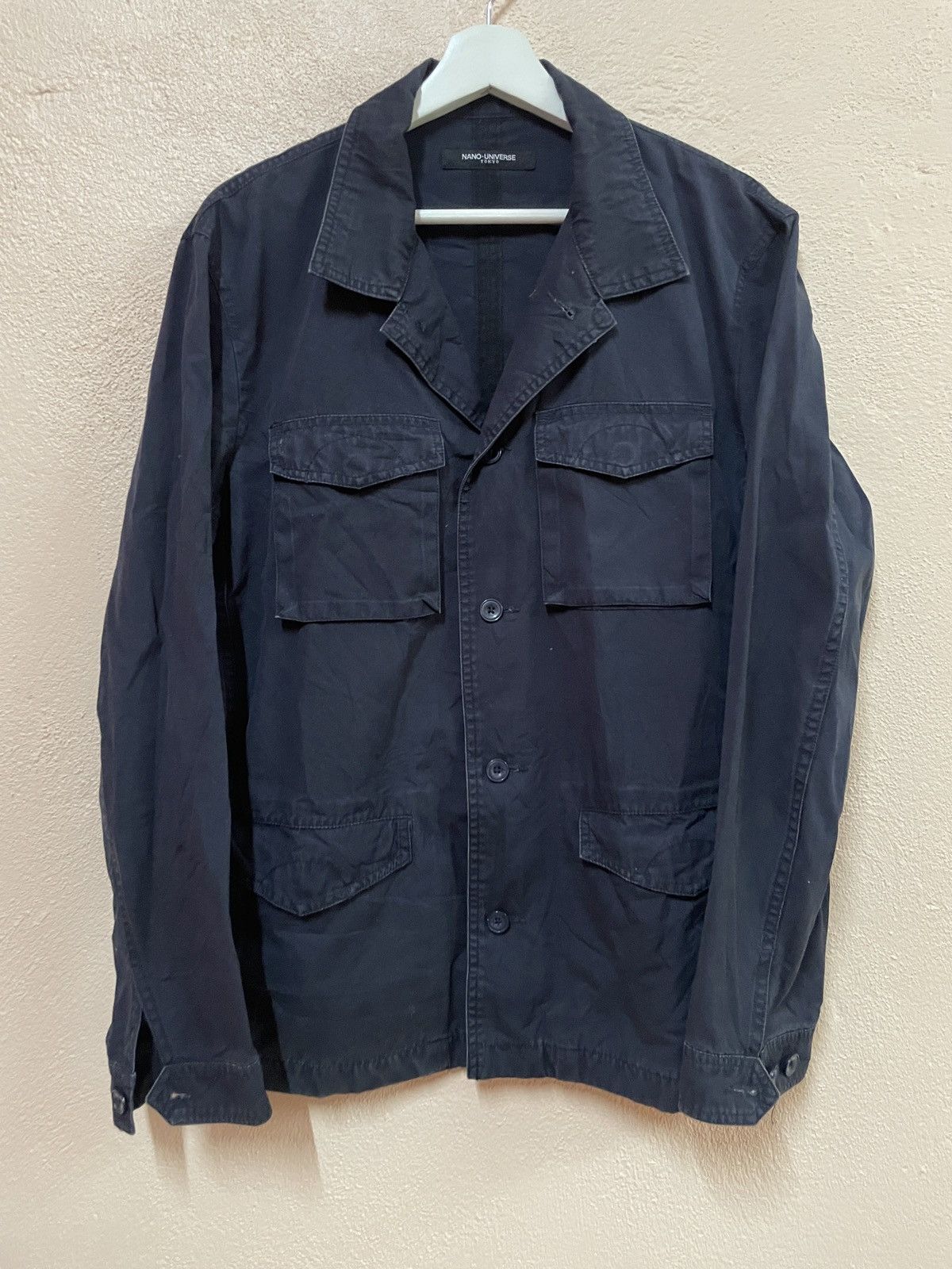 Japanese Brand × NANO universe Nano Universe military Utility jacket Bondage navy blue Size US L / EU 52-54 / 3 - 5 Thumbnail