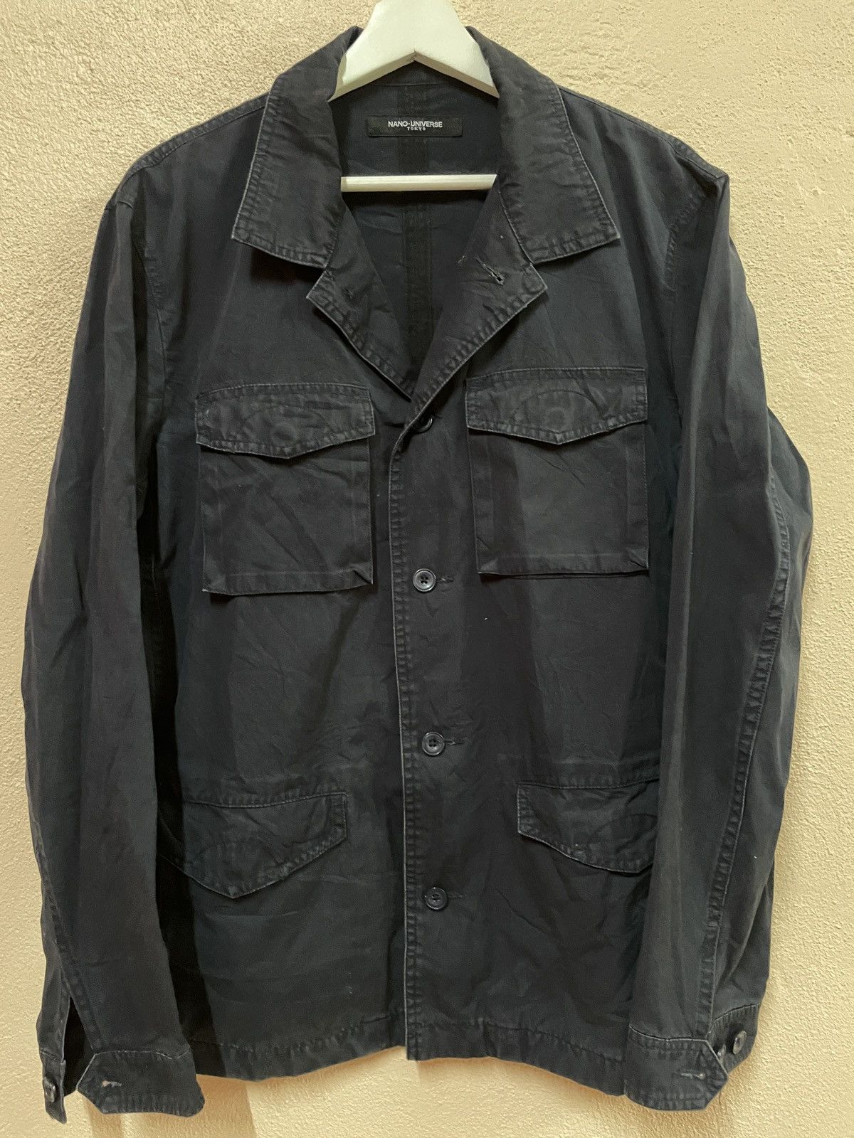 Japanese Brand × NANO universe Nano Universe military Utility jacket Bondage navy blue Size US L / EU 52-54 / 3 - 2 Thumbnail