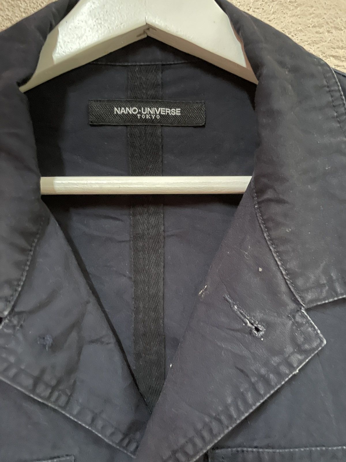 Japanese Brand × NANO universe Nano Universe military Utility jacket Bondage navy blue Size US L / EU 52-54 / 3 - 4 Thumbnail