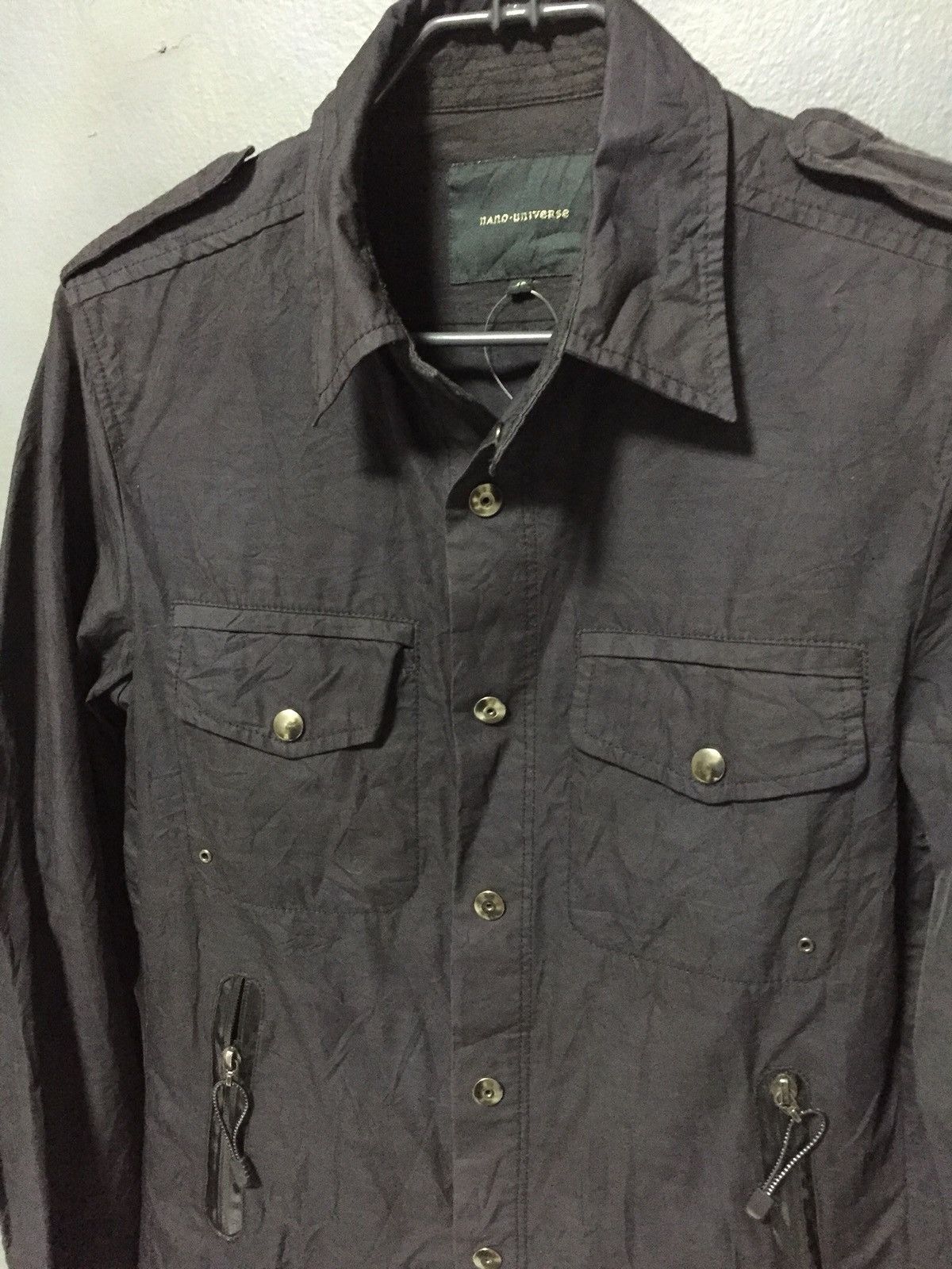 NANO universe Nano Universe Japan military jacket slim menswear slim fit Size US M / EU 48-50 / 2 - 4 Thumbnail
