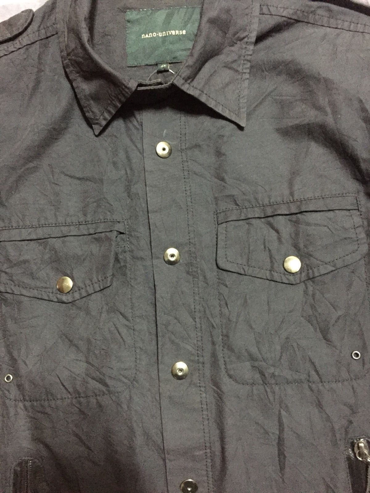 NANO universe Nano Universe Japan military jacket slim menswear slim fit Size US M / EU 48-50 / 2 - 6 Thumbnail