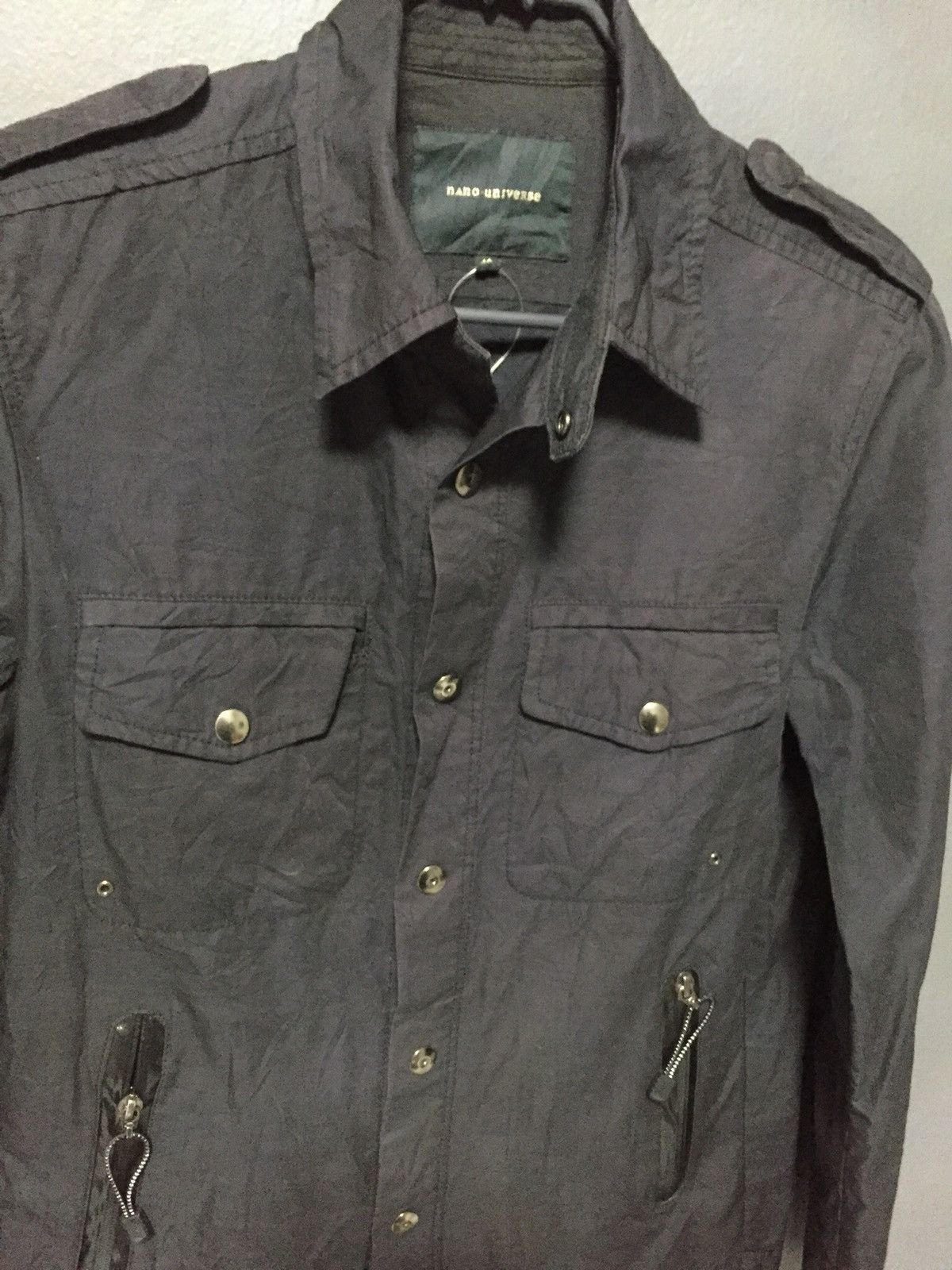 NANO universe Nano Universe Japan military jacket slim menswear slim fit Size US M / EU 48-50 / 2 - 7 Thumbnail