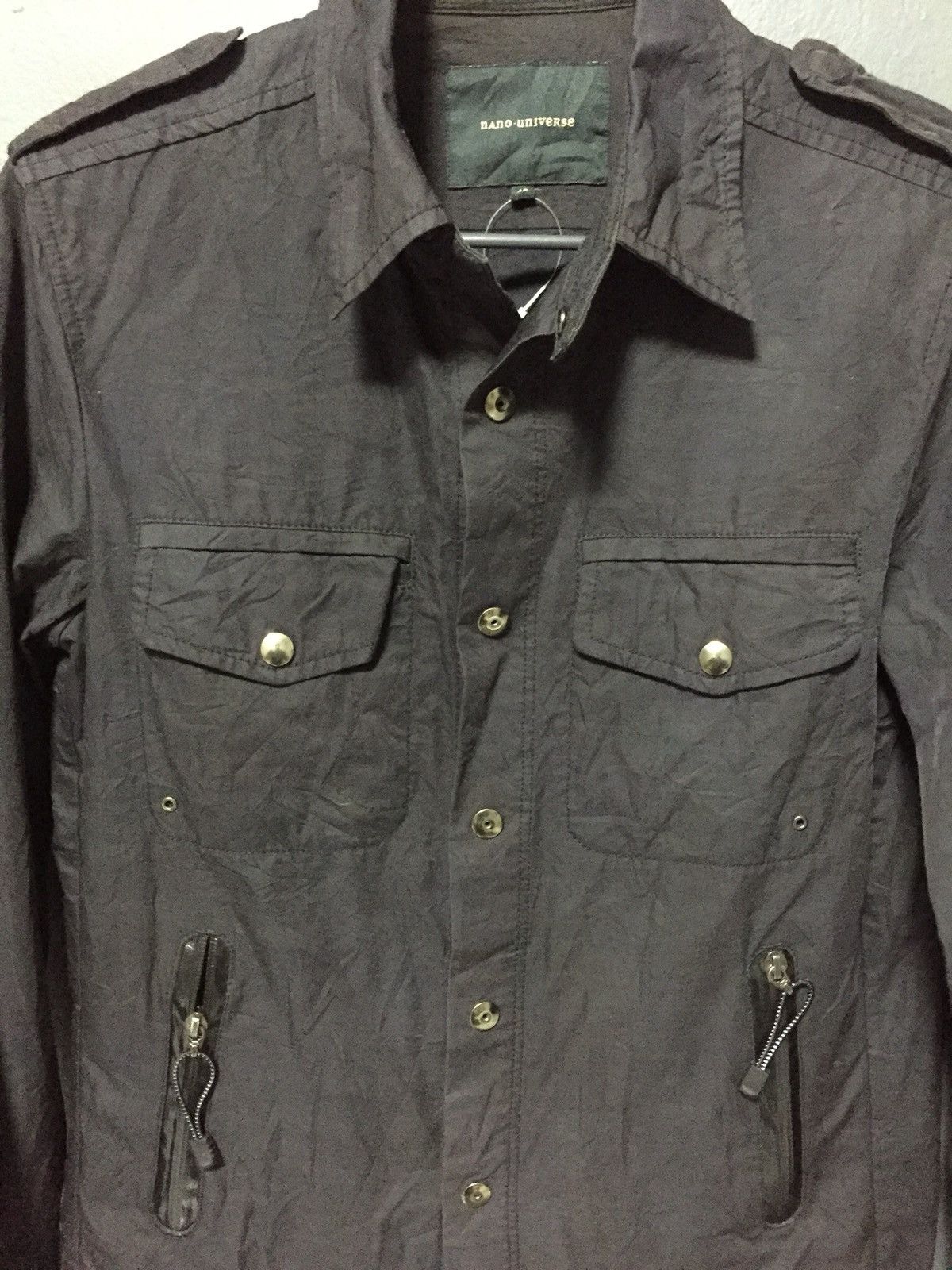 NANO universe Nano Universe Japan military jacket slim menswear slim fit Size US M / EU 48-50 / 2 - 3 Thumbnail