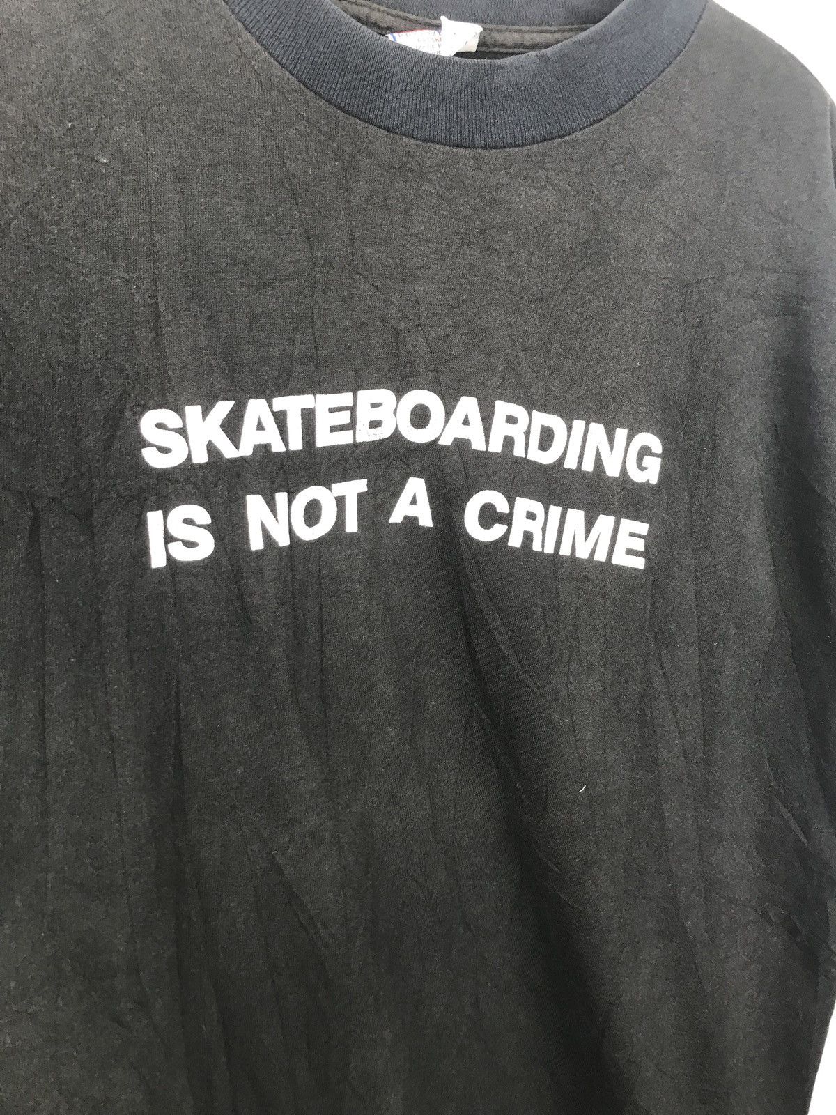 Sex Skateboards × Vintage Vintage 80s Skateboarding Is Not A Crime X Multiple Brands Size US L / EU 52-54 / 3 - 2 Thumbnail