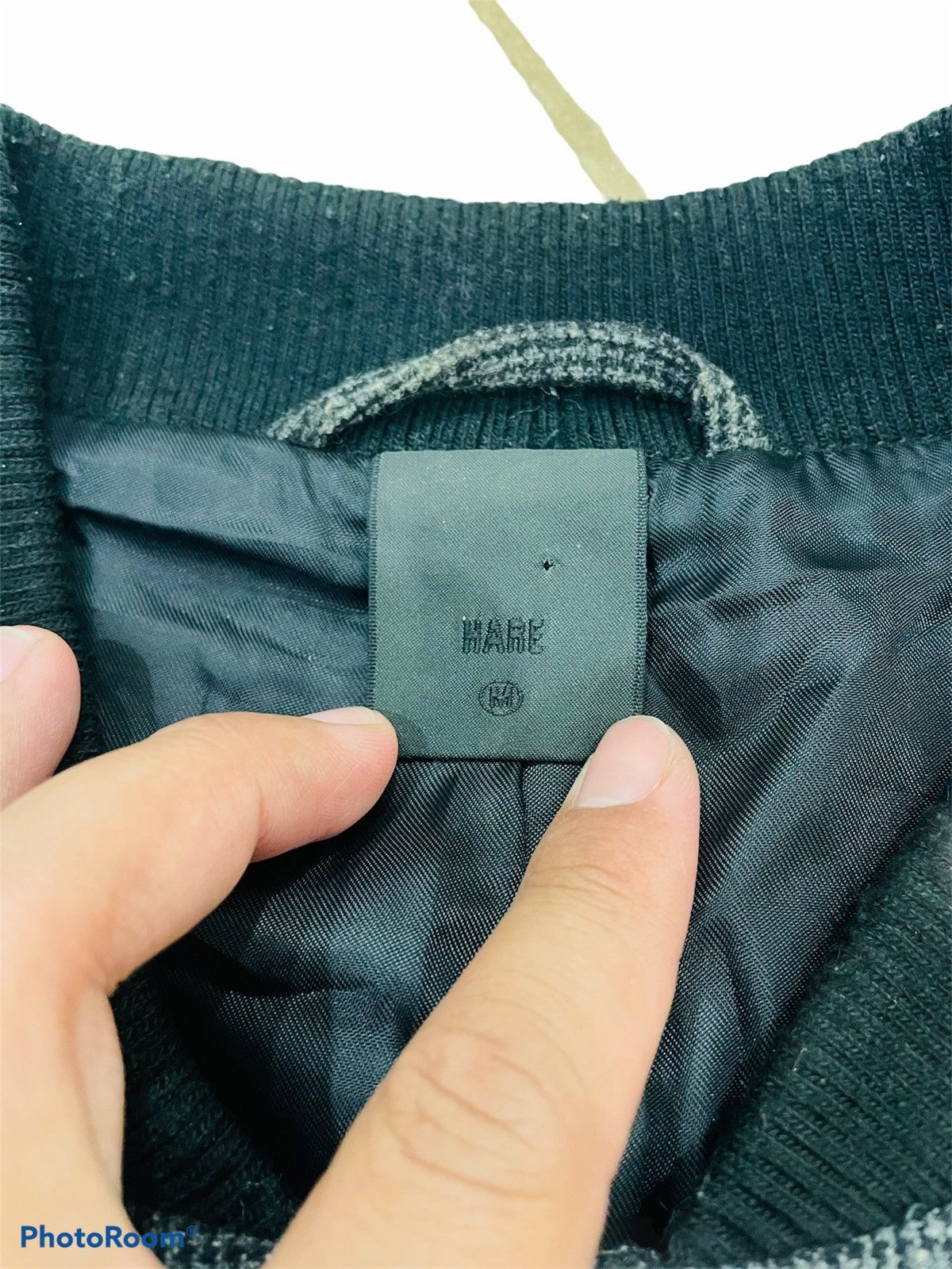 HARE × Vintage 🔥HARE WOOL VARSITY BOMBER JACKET Size US L / EU 52-54 / 3 - 5 Thumbnail