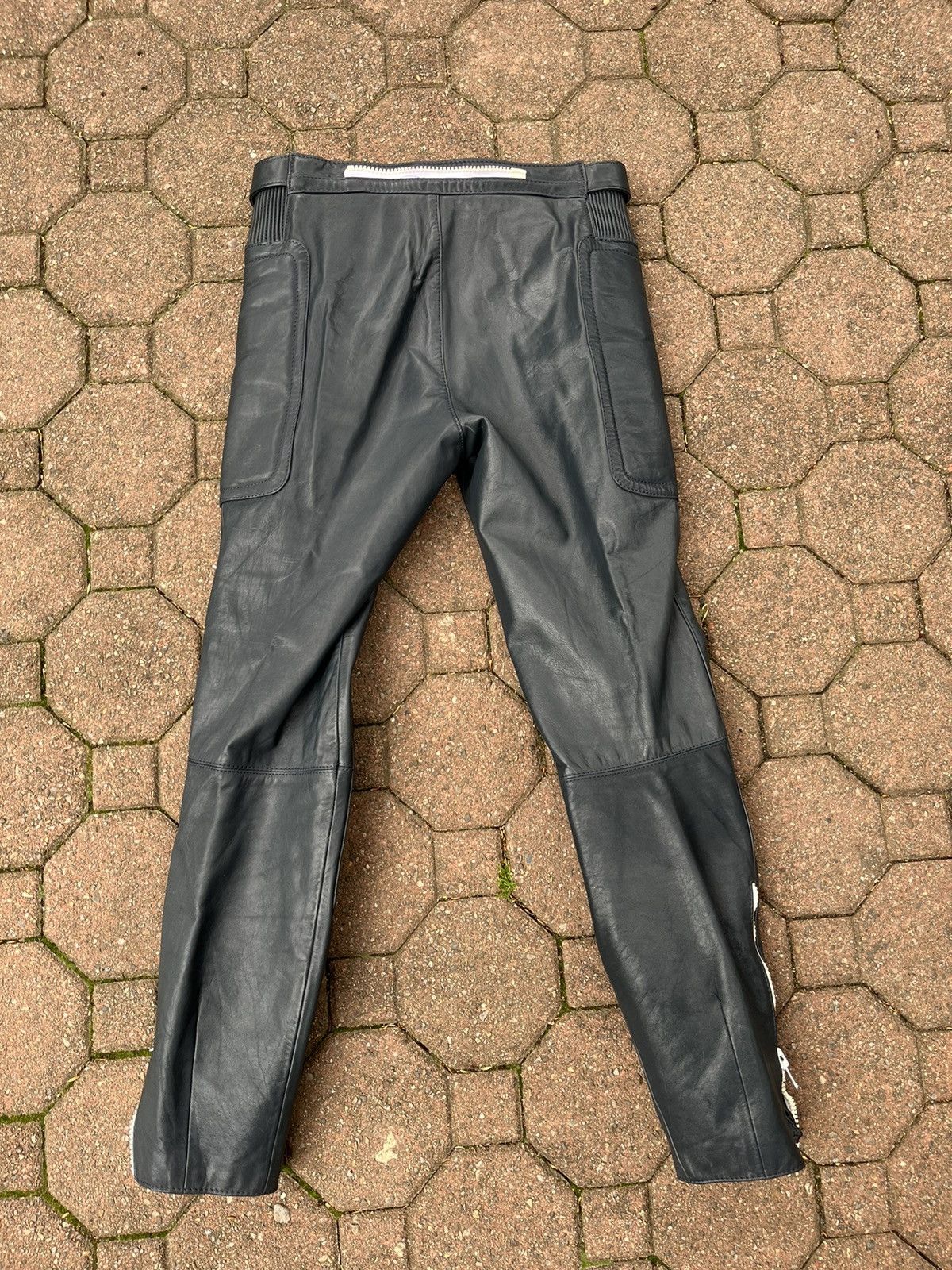 Hein Gericke Vintage Black Hein Gericke Moto Leather Biker Pants Size US 34 / EU 50 - 8 Thumbnail