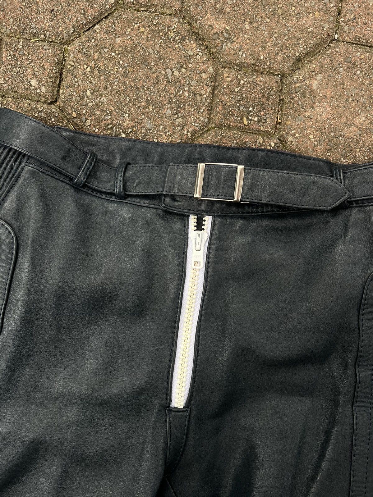 Hein Gericke Vintage Black Hein Gericke Moto Leather Biker Pants Size US 34 / EU 50 - 4 Thumbnail