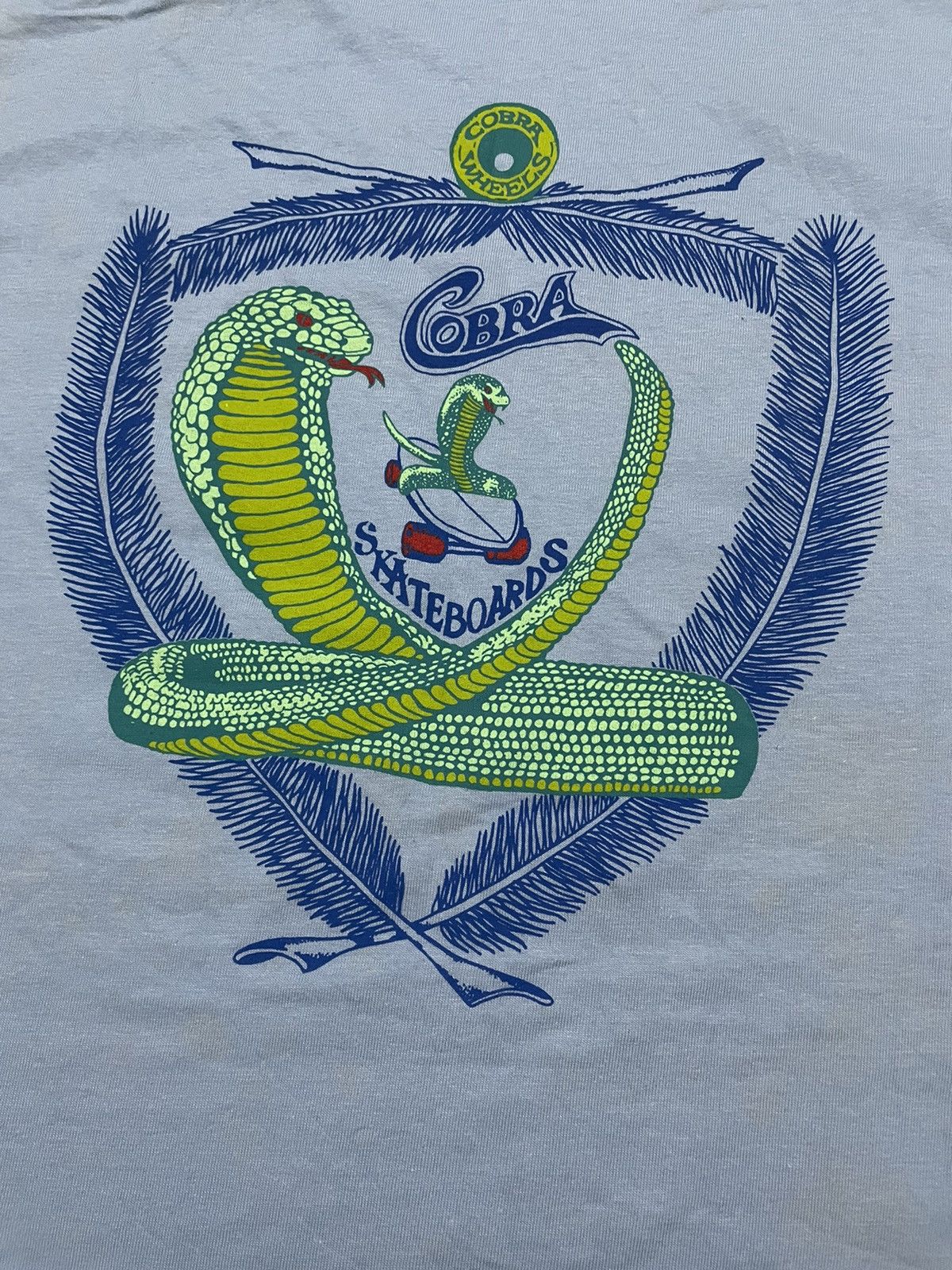 Vintage Vintage Cobra Skateboard T.Shirt Size US M / EU 48-50 / 2 - 4 Thumbnail