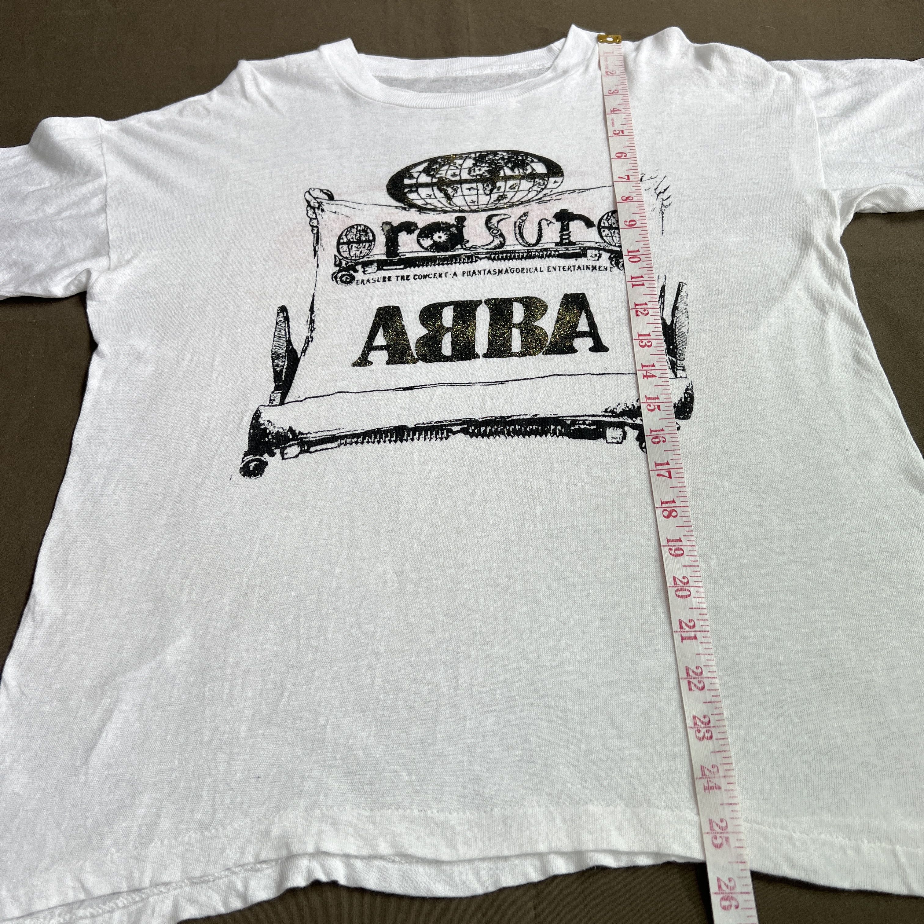 Band Tees × Vintage Vintage 90s Erasure Pop duo Promo Tee Synth-pop Electropop Size US M / EU 48-50 / 2 - 11 Thumbnail
