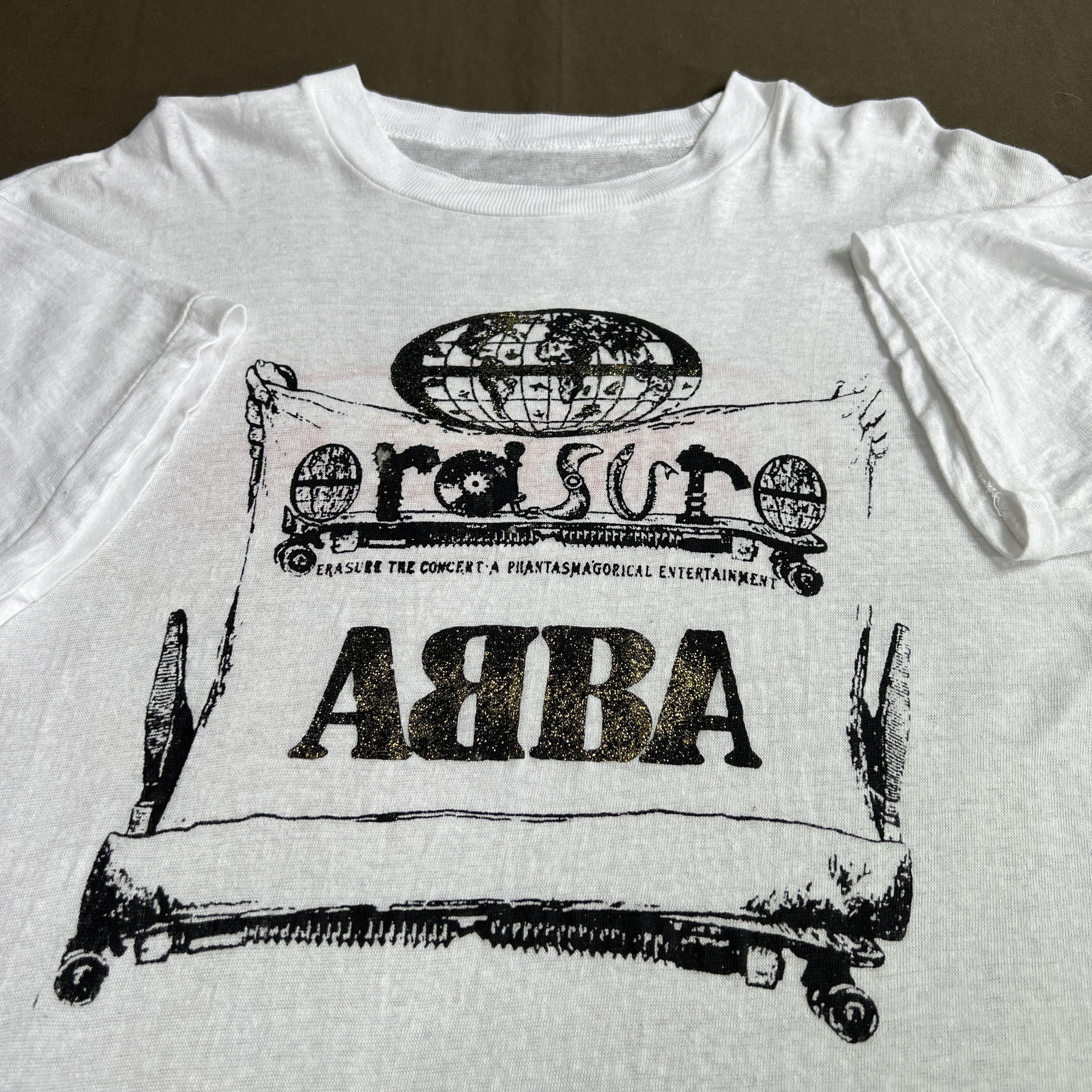 Band Tees × Vintage Vintage 90s Erasure Pop duo Promo Tee Synth-pop Electropop Size US M / EU 48-50 / 2 - 1 Thumbnail