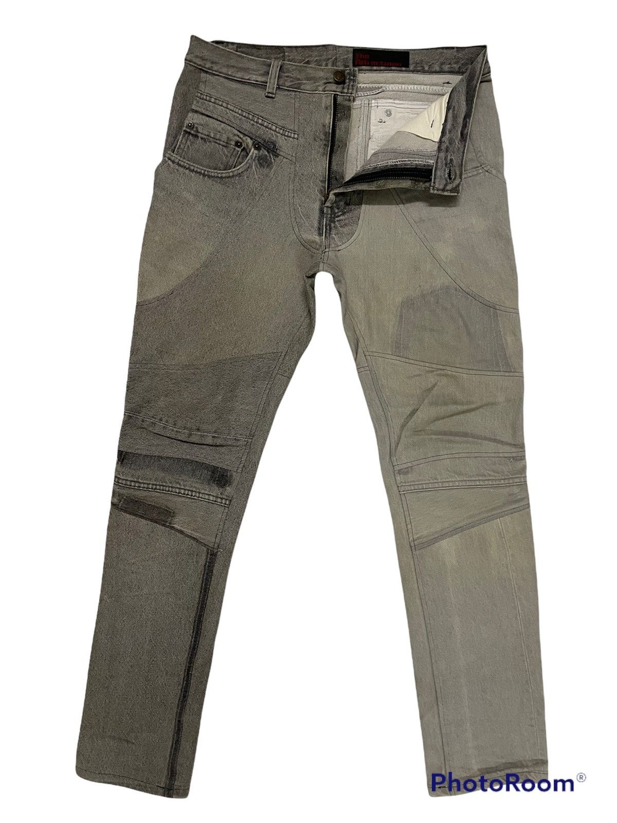 Levi's 🔥BEST OFFER🔥Rare!!The Attractman x Levis Pacthwork Denim Size US 32 / EU 48 - 2 Thumbnail