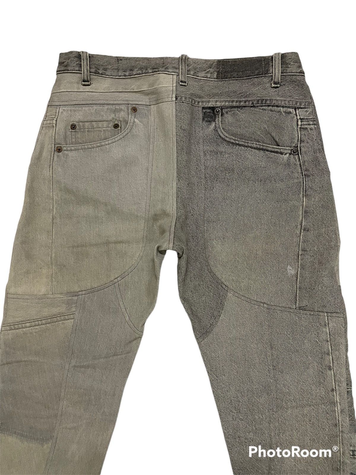 Levi's 🔥BEST OFFER🔥Rare!!The Attractman x Levis Pacthwork Denim Size US 32 / EU 48 - 6 Thumbnail