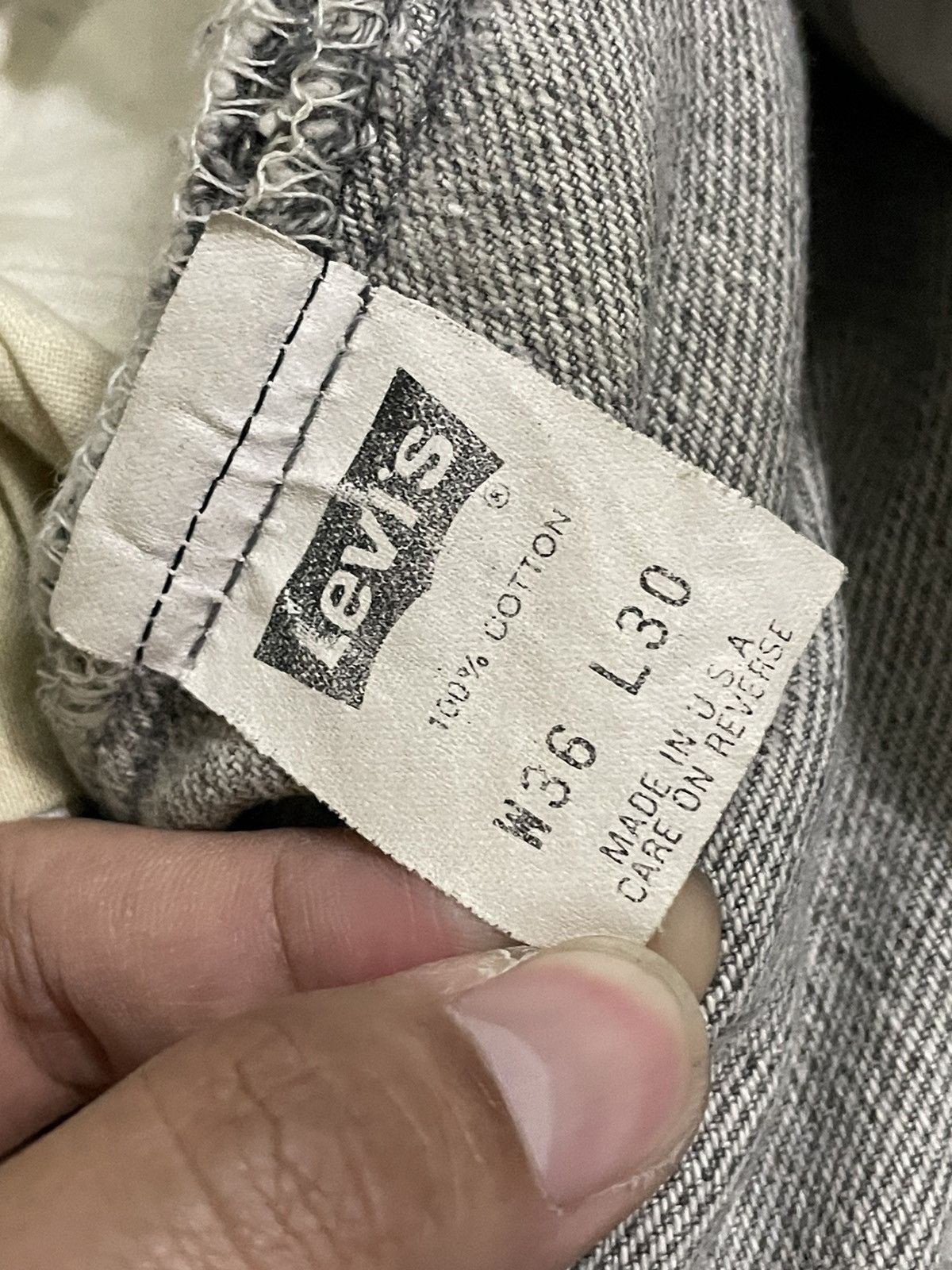 Levi's 🔥BEST OFFER🔥Rare!!The Attractman x Levis Pacthwork Denim Size US 32 / EU 48 - 12 Thumbnail