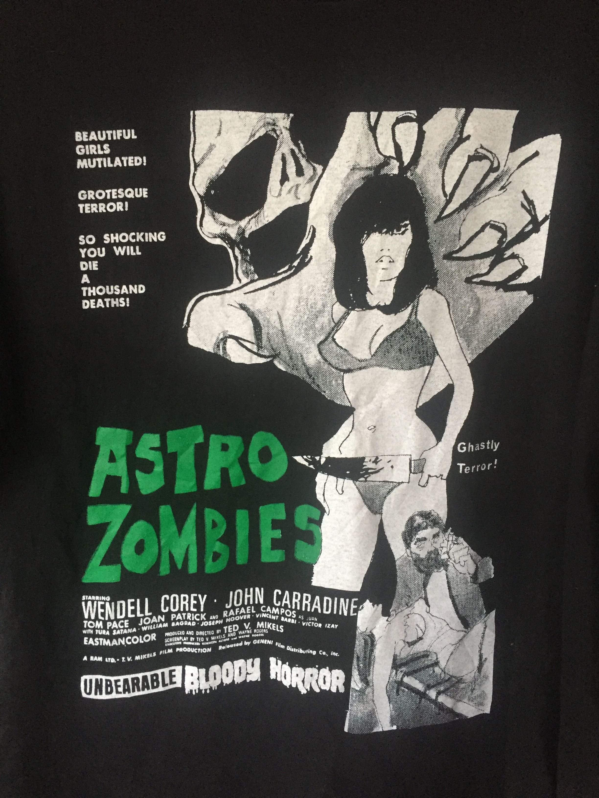 Other 🔥Vintage Astro Zombies Movie Tee Size US L / EU 52-54 / 3 - 2 Thumbnail