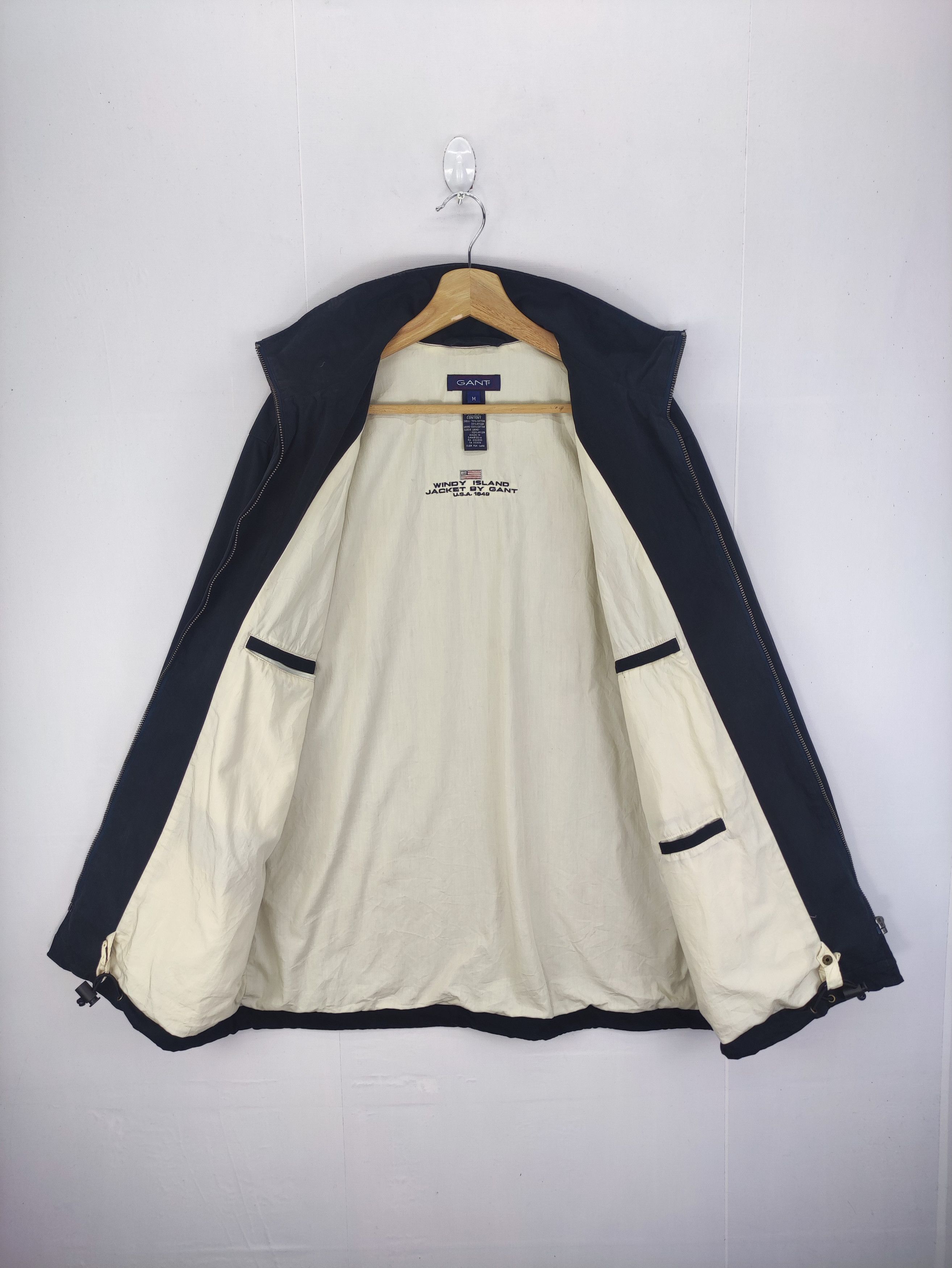 Gant Vintage Gant Casual Jacket Zipper Size US L / EU 52-54 / 3 - 3 Thumbnail