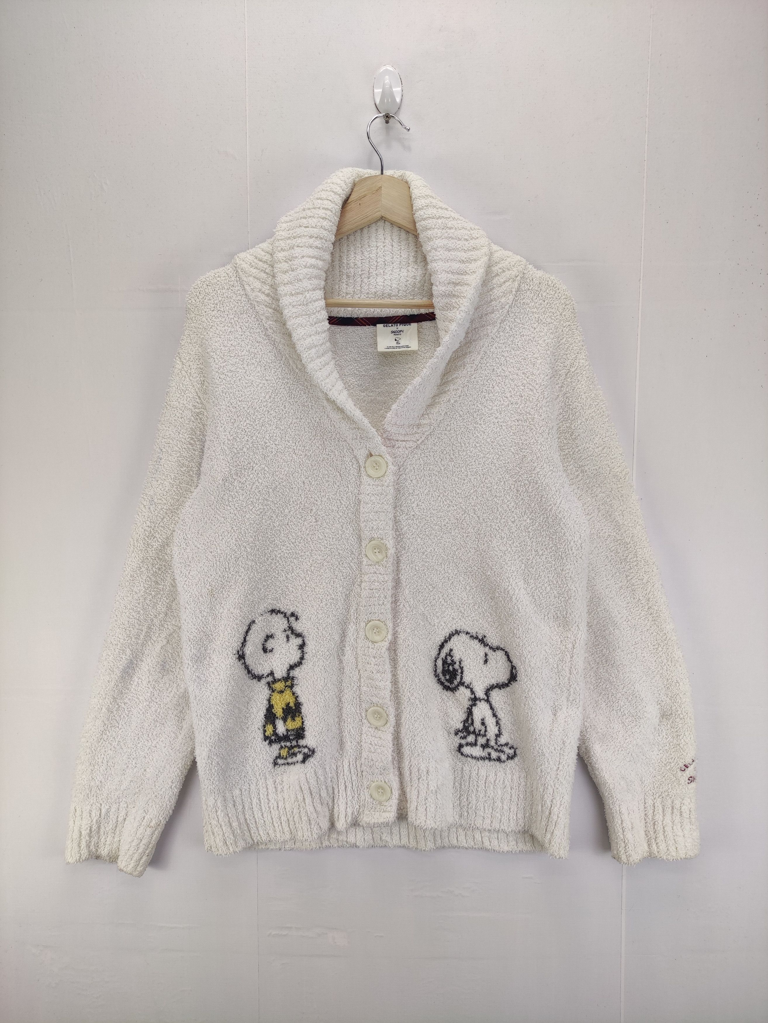 Cartoon Network Vintage Gelato Pique x Snoopy Shaw Coller Fleece Size M / US 6-8 / IT 42-44 - 1 Thumbnail