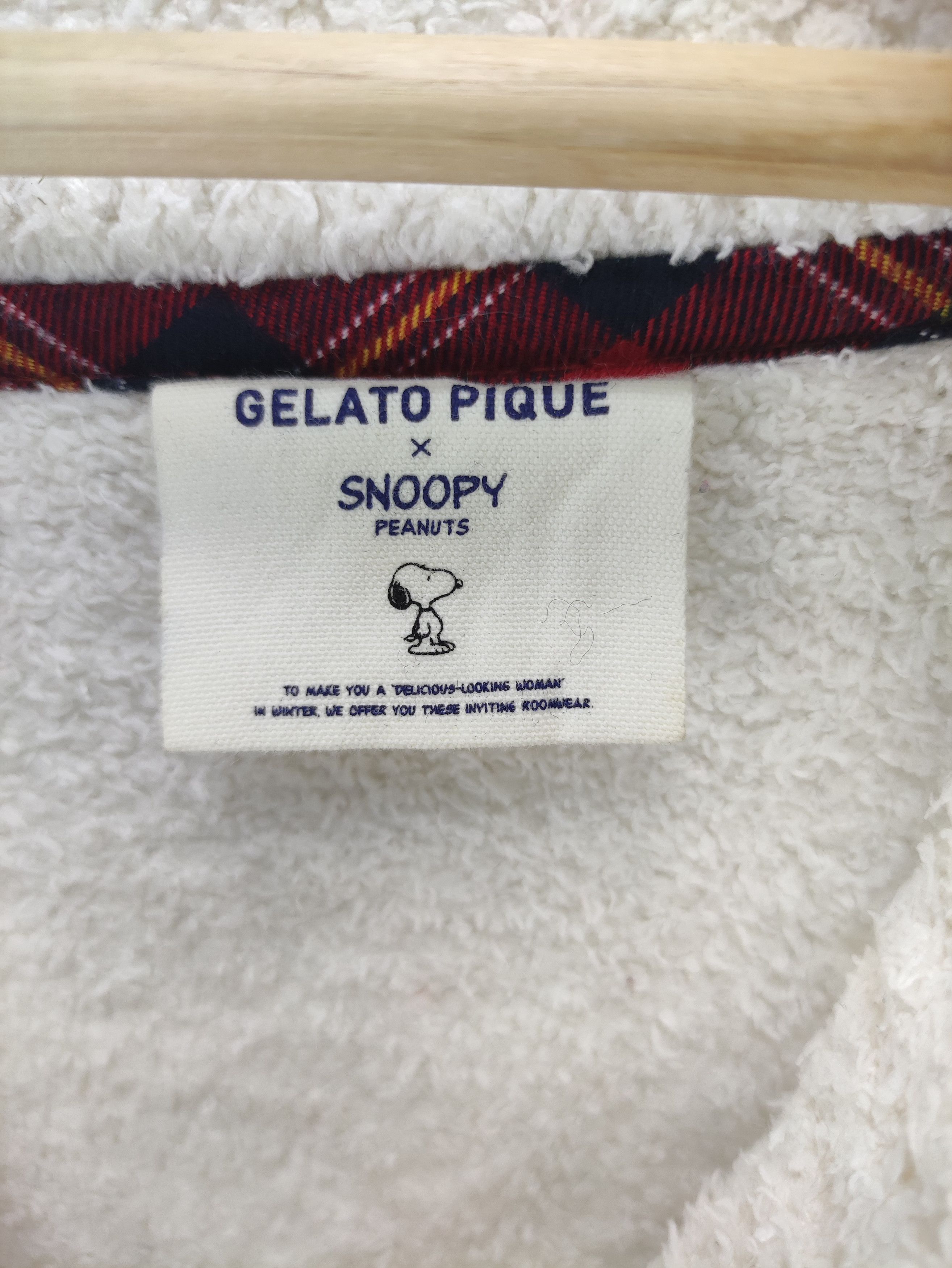 Cartoon Network Vintage Gelato Pique x Snoopy Shaw Coller Fleece Size M / US 6-8 / IT 42-44 - 5 Thumbnail