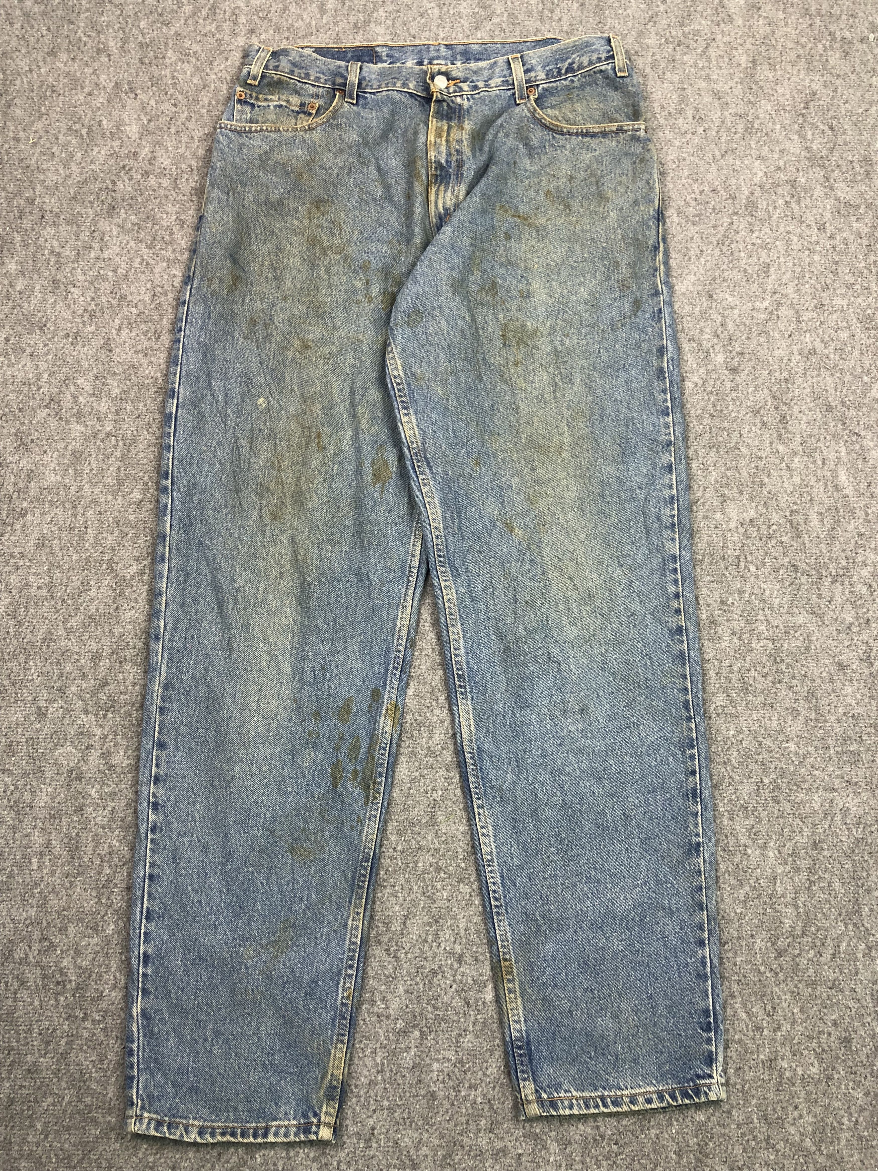 Vintage 90s Levis 560 Faded Blue Jeans 38X35 DP0538