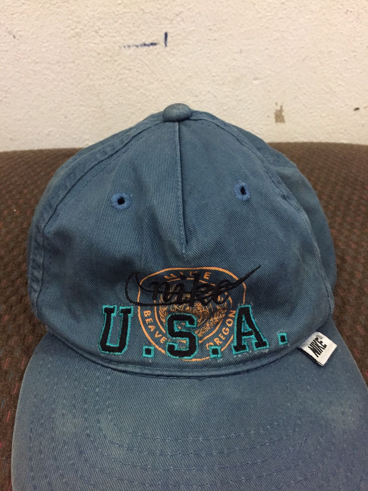 Nike × Vintage Vintage Nike Cap Embroidery Swoosh Logos Snap Back Size ONE SIZE - 4 Thumbnail