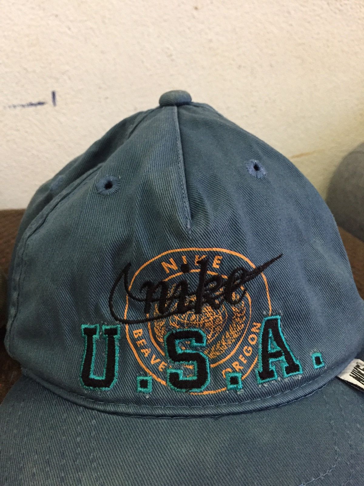 Nike × Vintage Vintage Nike Cap Embroidery Swoosh Logos Snap Back Size ONE SIZE - 3 Thumbnail