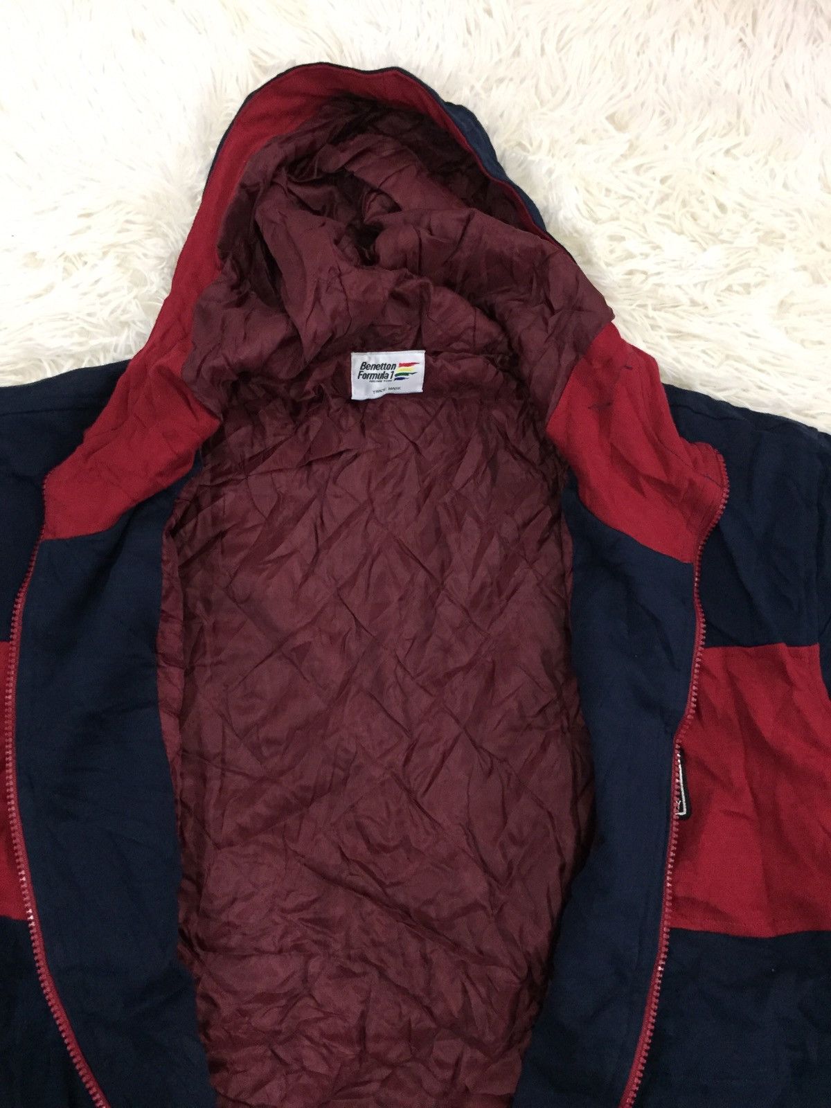 Benetton Vintage Benetton Formula 1 Racing Team Full Zipper Hoodies Size US L / EU 52-54 / 3 - 7 Thumbnail