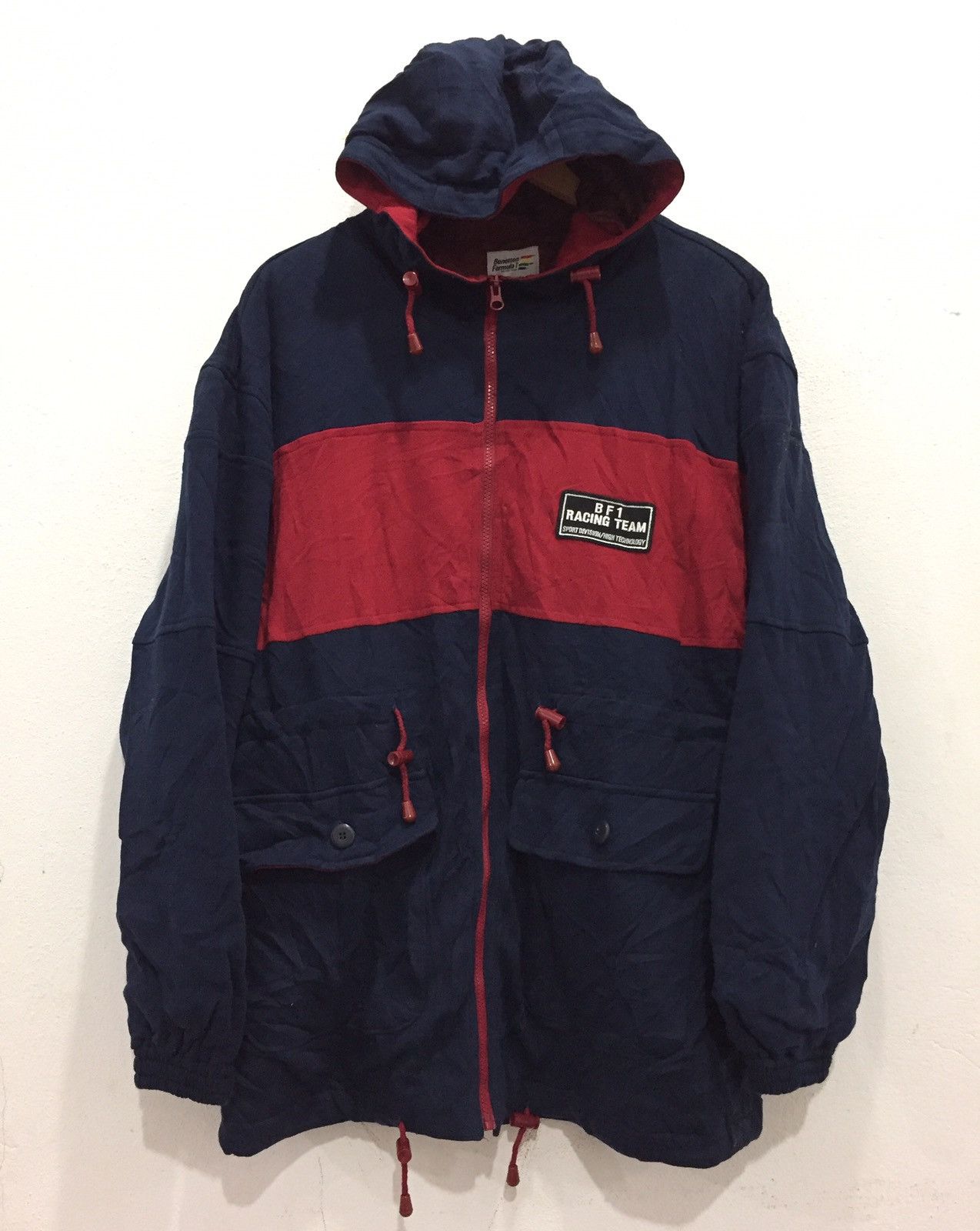 Benetton Vintage Benetton Formula 1 Racing Team Full Zipper Hoodies Size US L / EU 52-54 / 3 - 1 Thumbnail