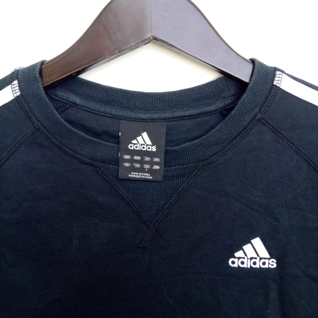 Adidas ADIDAS sweatshirt Casual hip hop Rap sweater Size US L / EU 52-54 / 3 - 2 Thumbnail