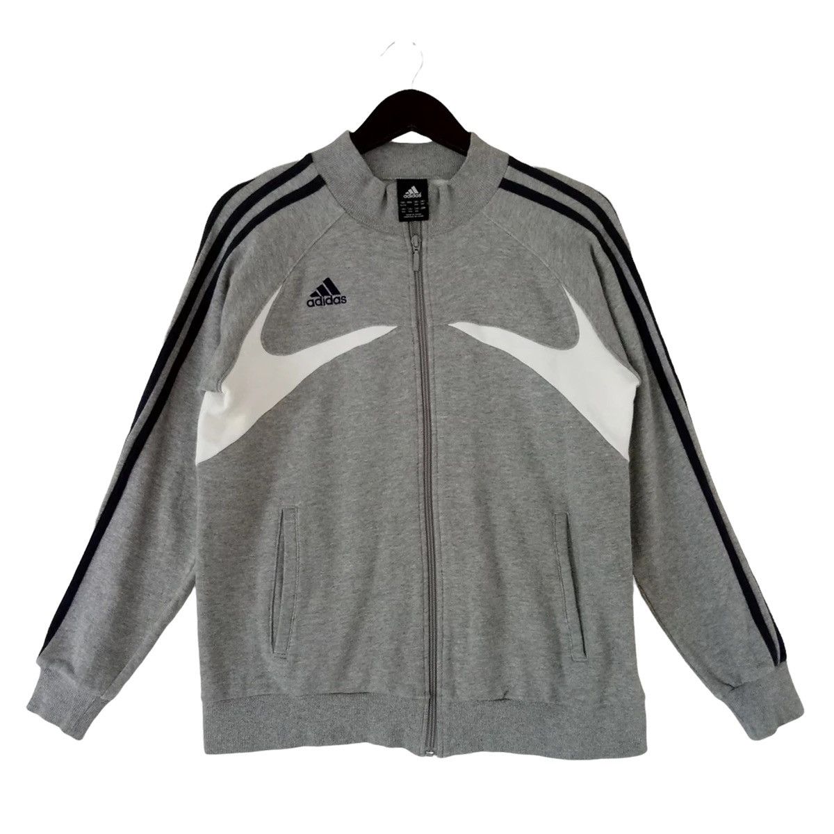 Adidas 💥ADIDAS sweater zipper Casual hip hop Rap streetwear jacket Size US S / EU 44-46 / 1 - 1 Thumbnail