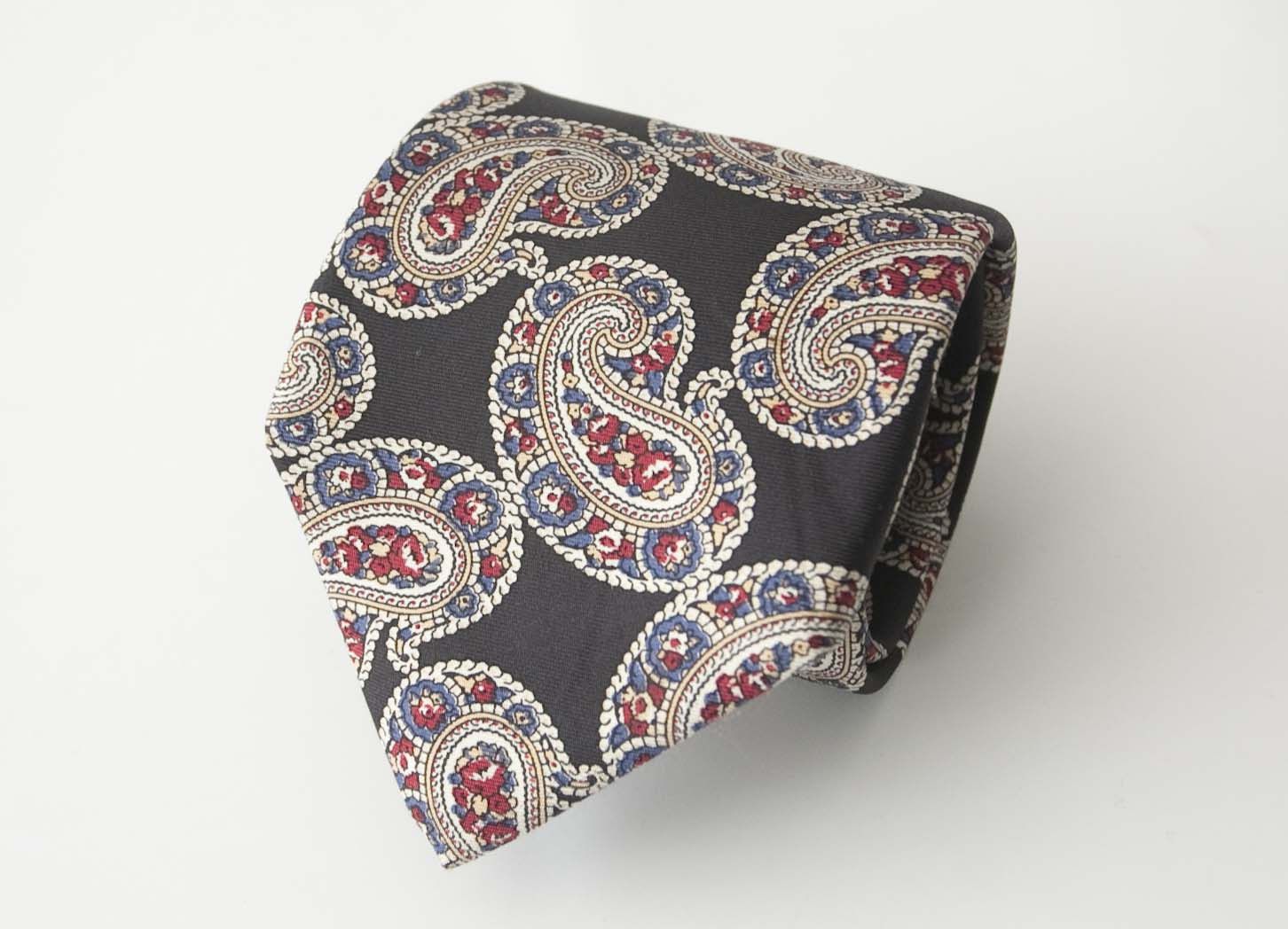 Lanvin Lanvin Tie 100% Silk Paisley Size ONE SIZE - 1 Thumbnail