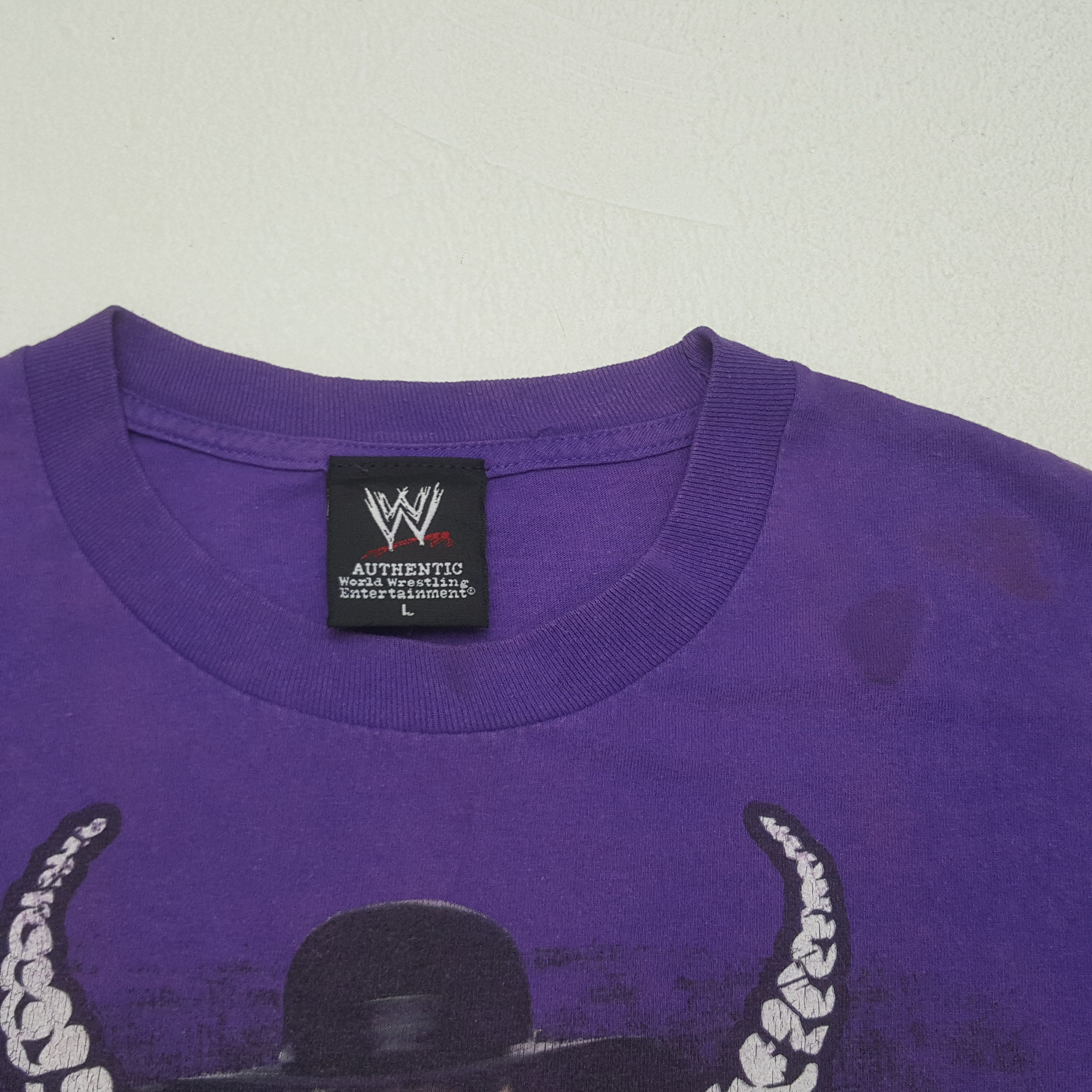 Vintage × WWE Vintage WWE Undertaker Tshirt Size US L / EU 52-54 / 3 - 5 Thumbnail