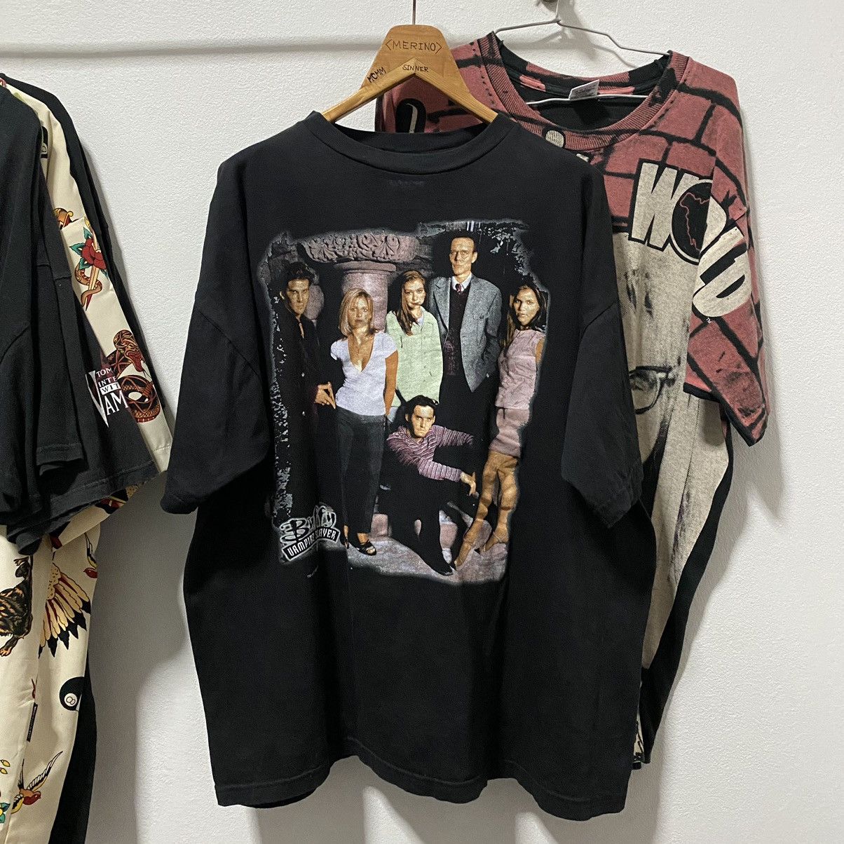 Vintage VTG 90S BUFFY THE VAMPIRE SLAYER MOVIE TEE Size US XL / EU 56 / 4 - 2 Thumbnail