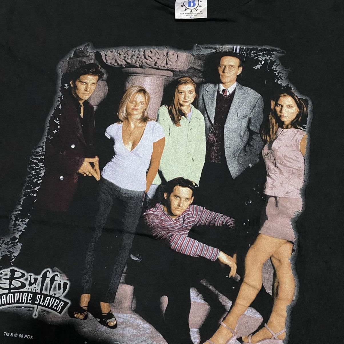 Vintage VTG 90S BUFFY THE VAMPIRE SLAYER MOVIE TEE Size US XL / EU 56 / 4 - 1 Thumbnail