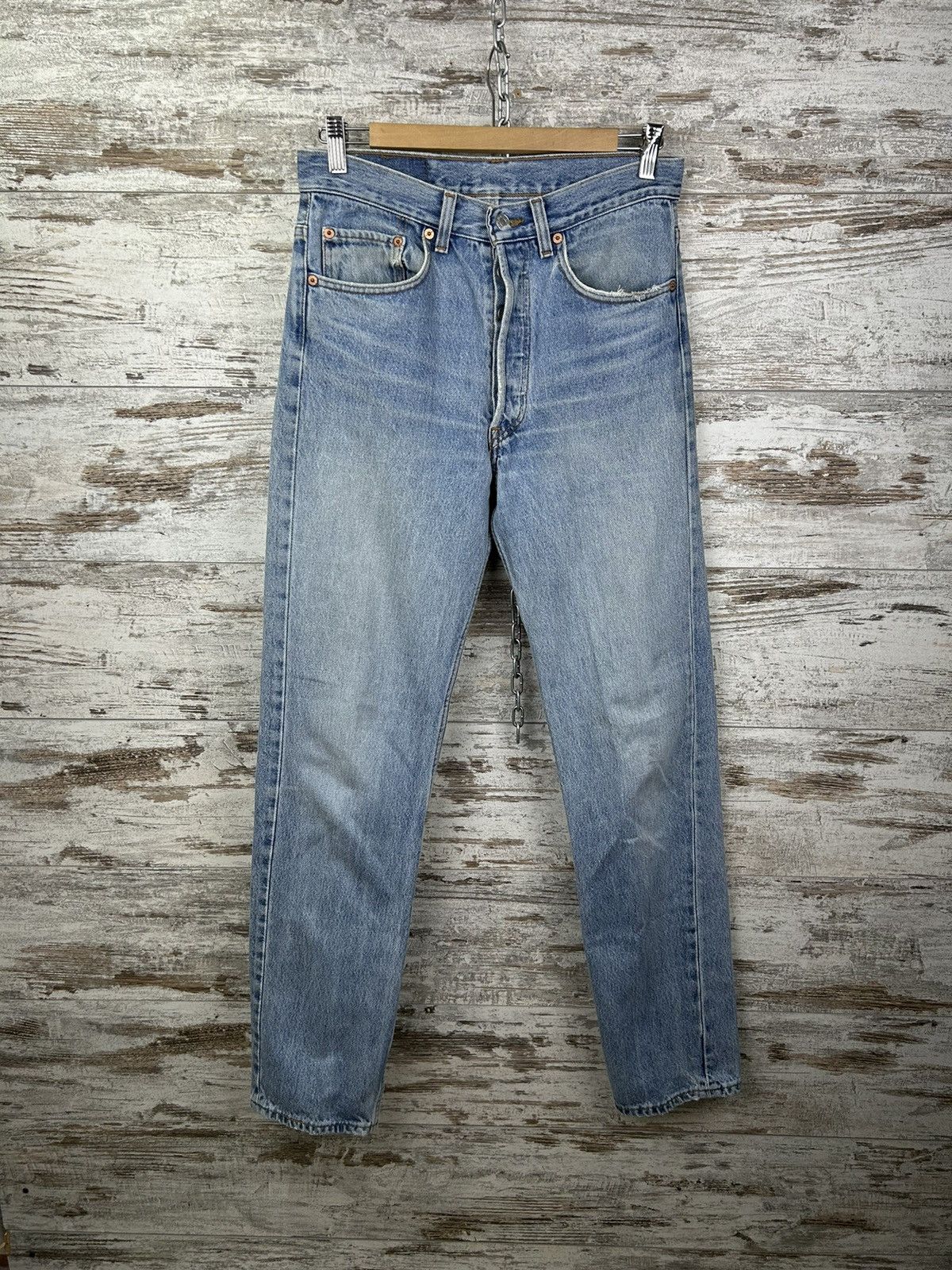 Levi's × Levi's Vintage Clothing Mens Rare Made In USA Levis jeans denim 501 size 31 vintage Size US 31 - 9 Thumbnail