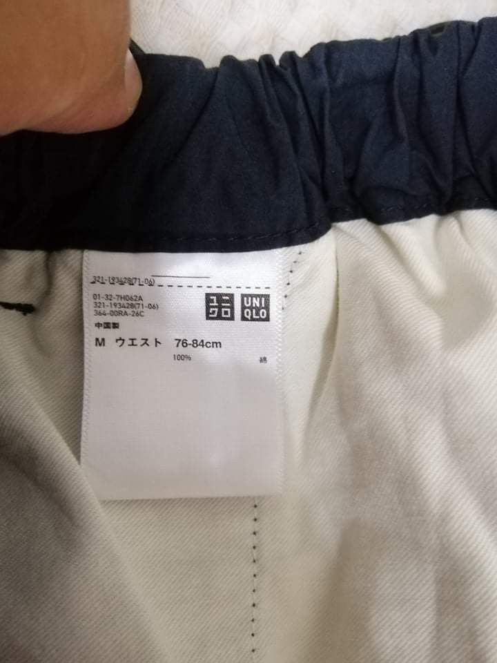 Japanese Brand Uniqlo dark blue casual pants Size US 34 / EU 50 - 5 Thumbnail